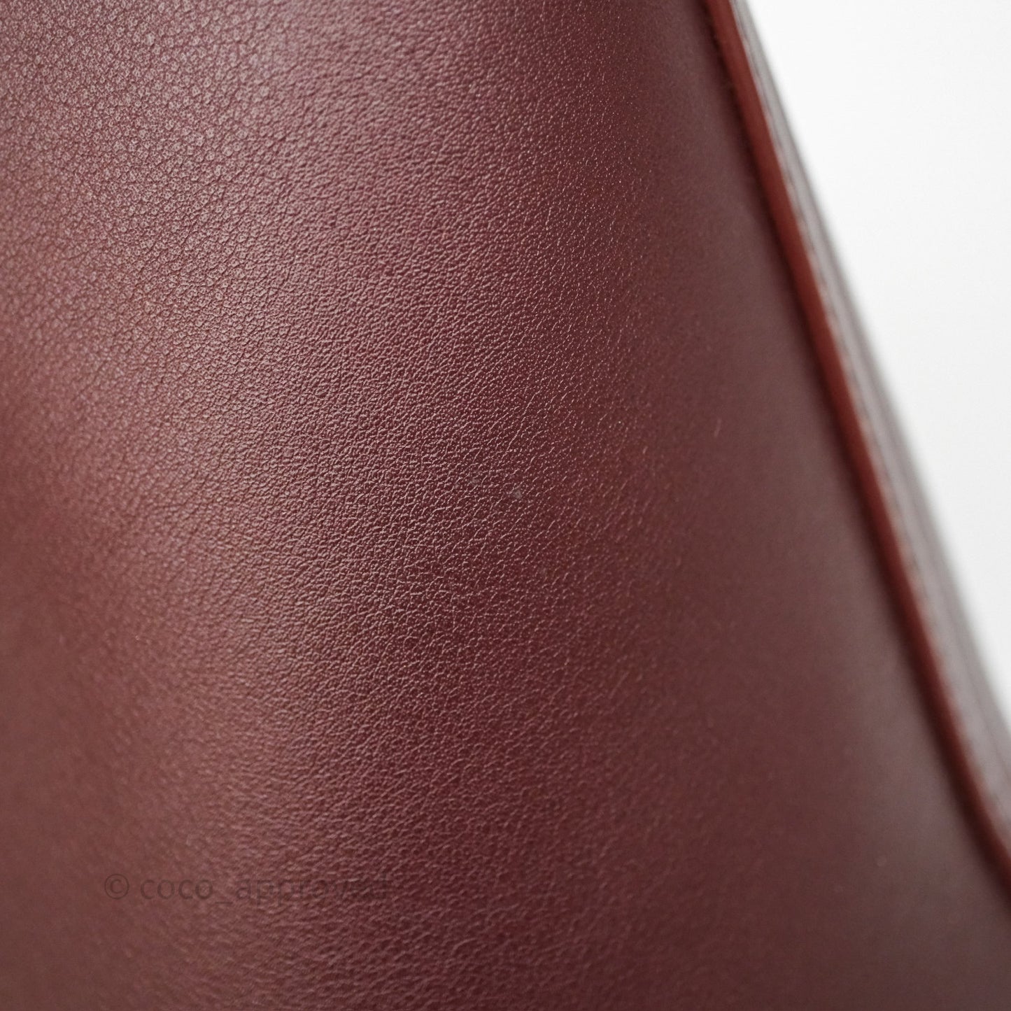 Loewe Mini Pebble Bucket in Smooth Calfskin Dark Burgundy