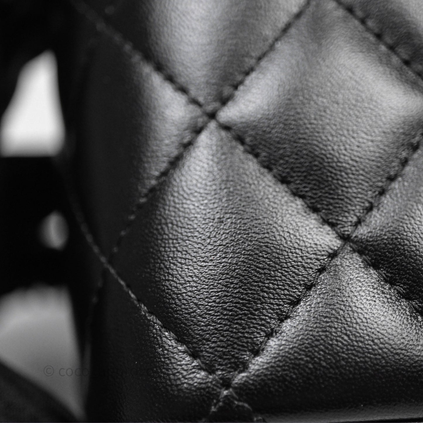 Chanel Classic Vanity with Chain Black Lambskin Gold Hardware