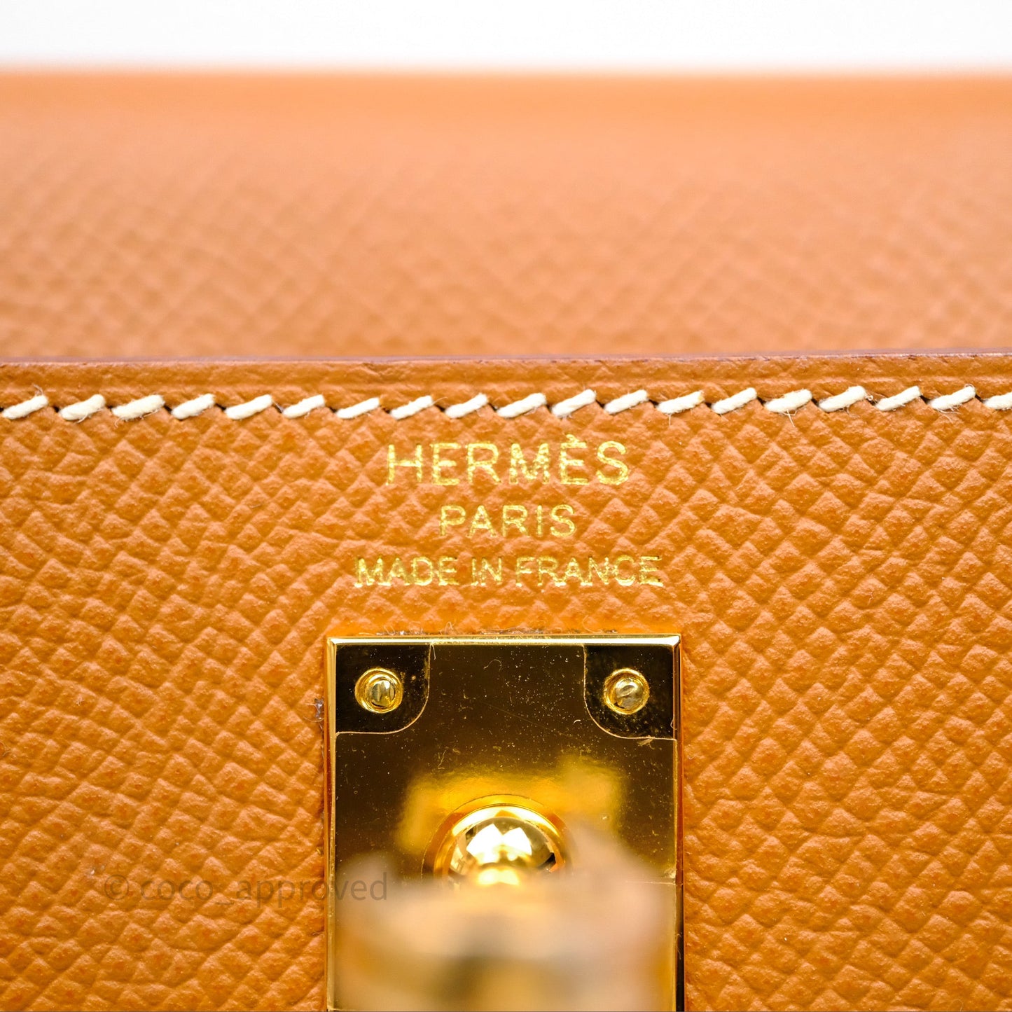 Hermès Kelly 25 Sellier Gold 37 Epsom Gold Hardware