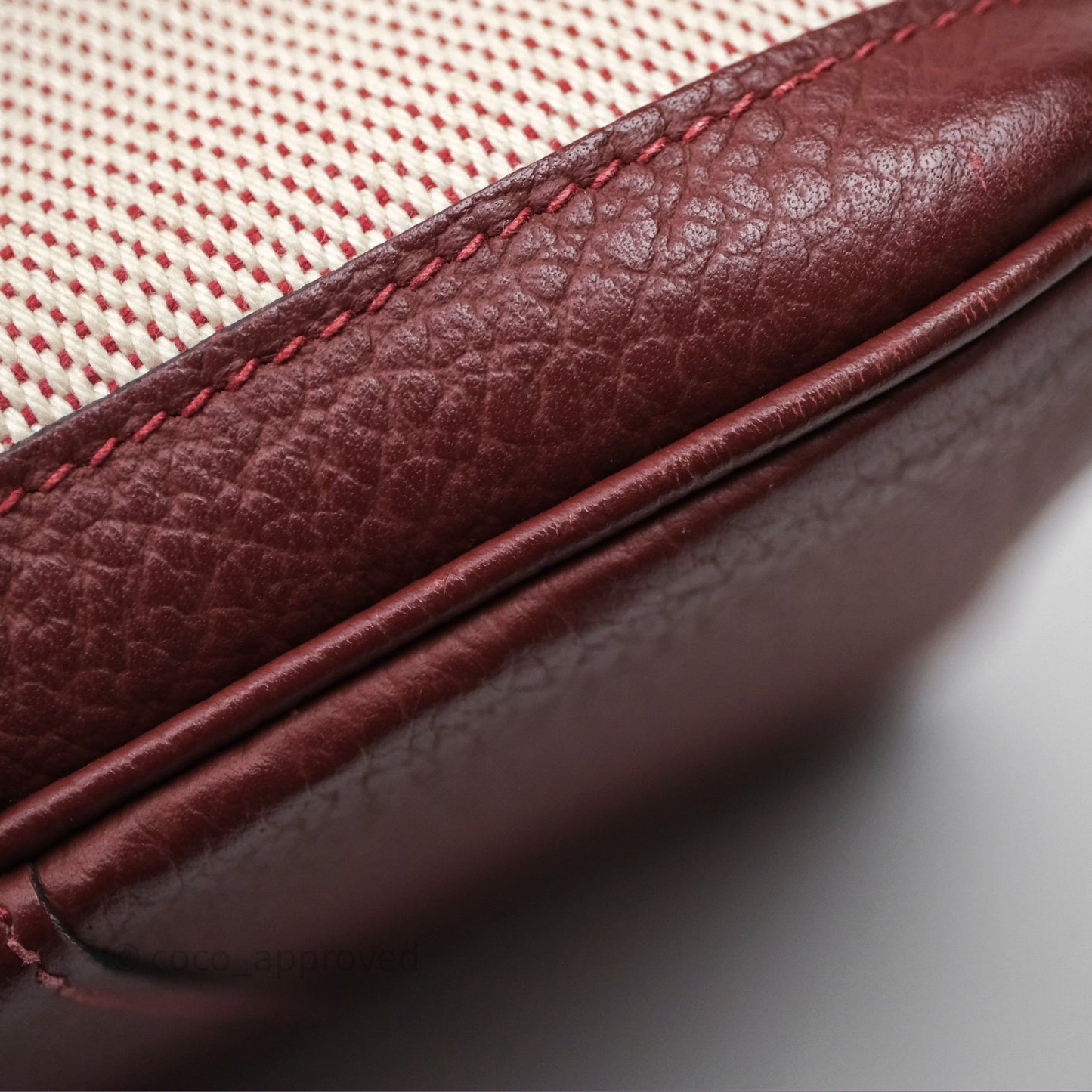 Hermes Garden Party 36 Ecru/ Rouge H 55 Palladium Hardware