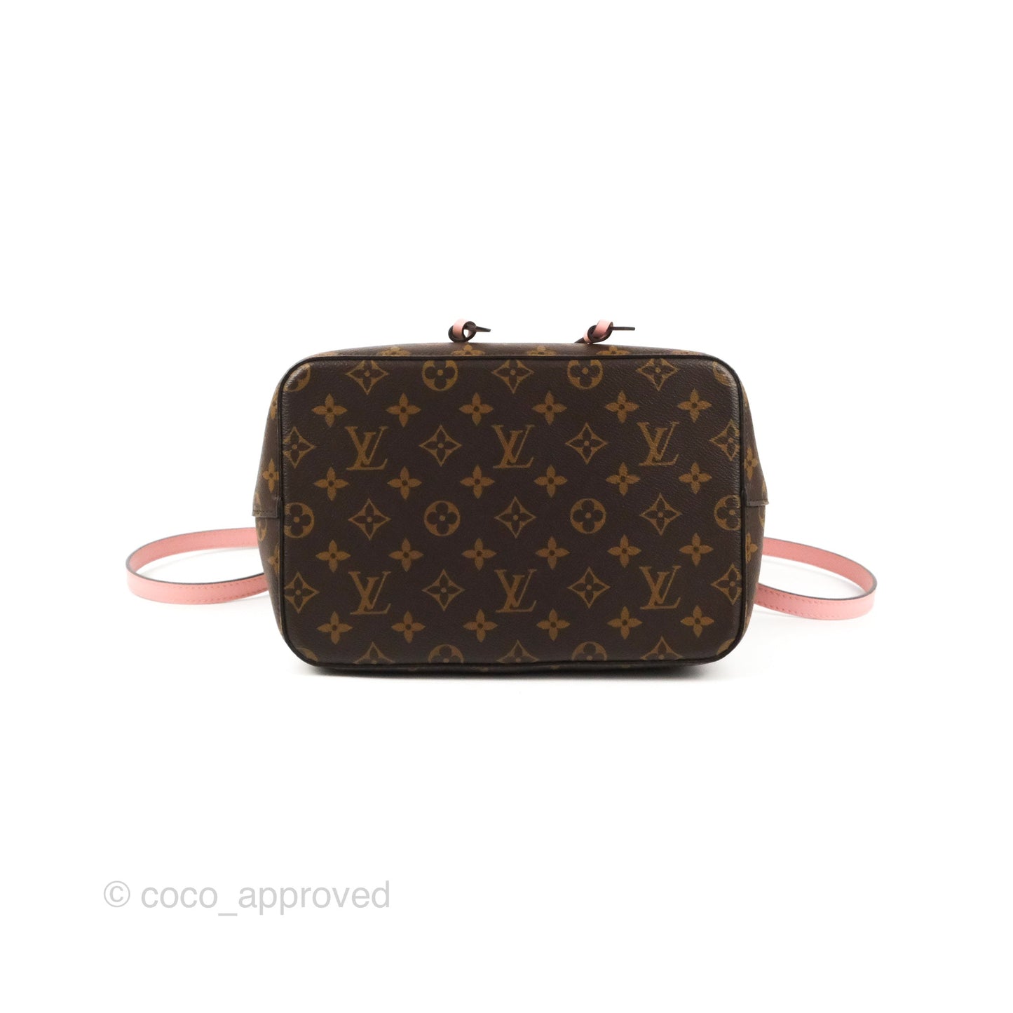 Louis Vuitton Neonoe Bucket Bag MM Monogram Canvas Rose Poudre