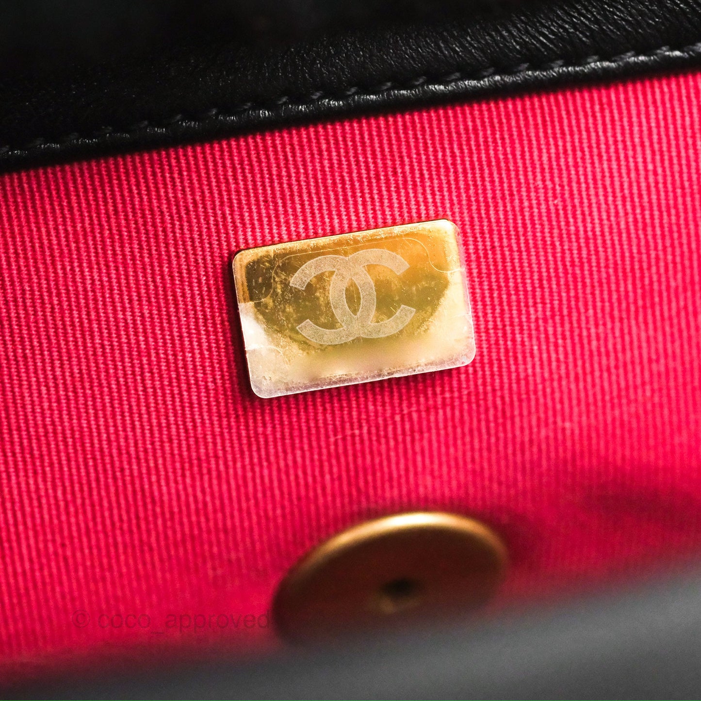 Chanel 19 Small Black Mixed Hardware