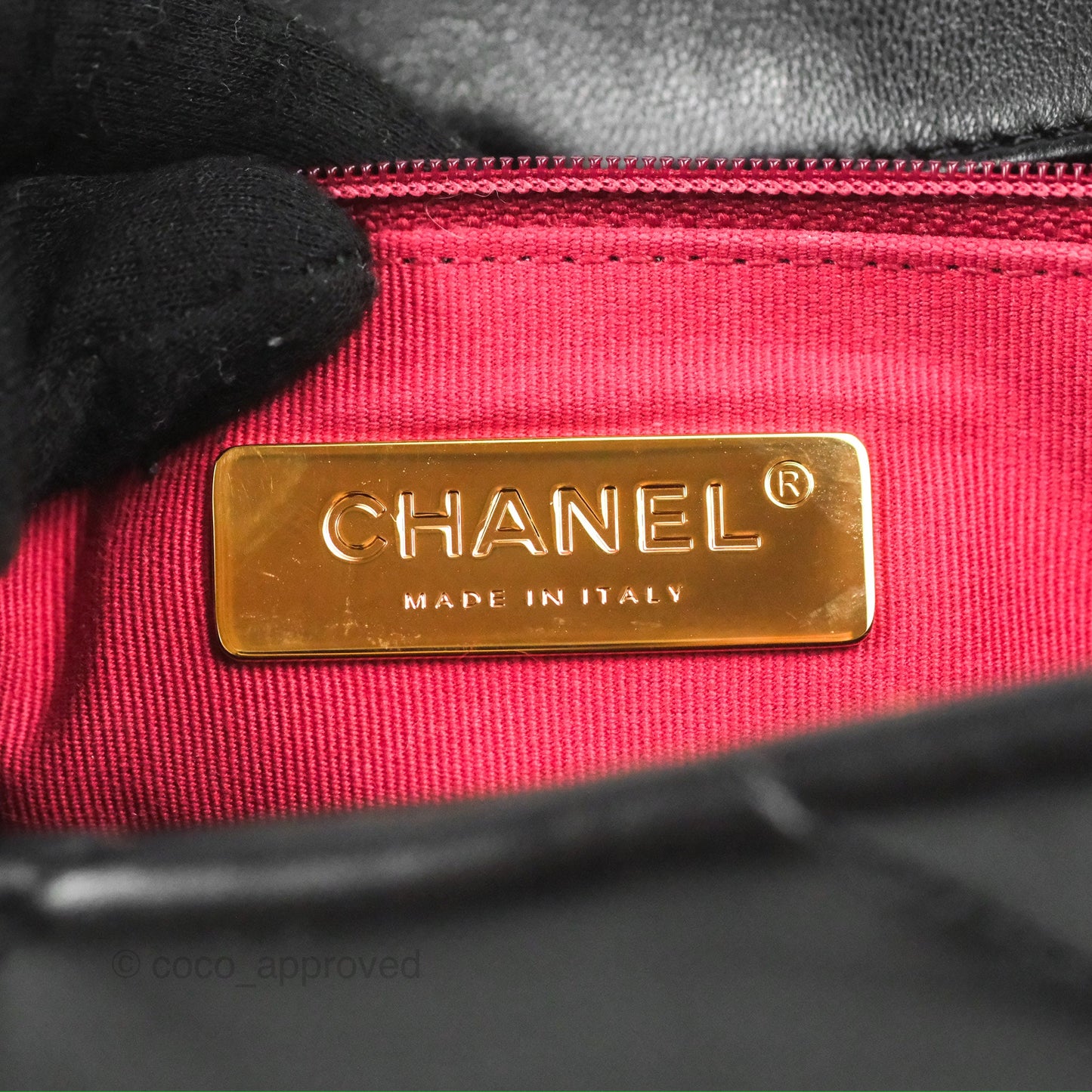 Chanel 19 Small Black Mixed Hardware