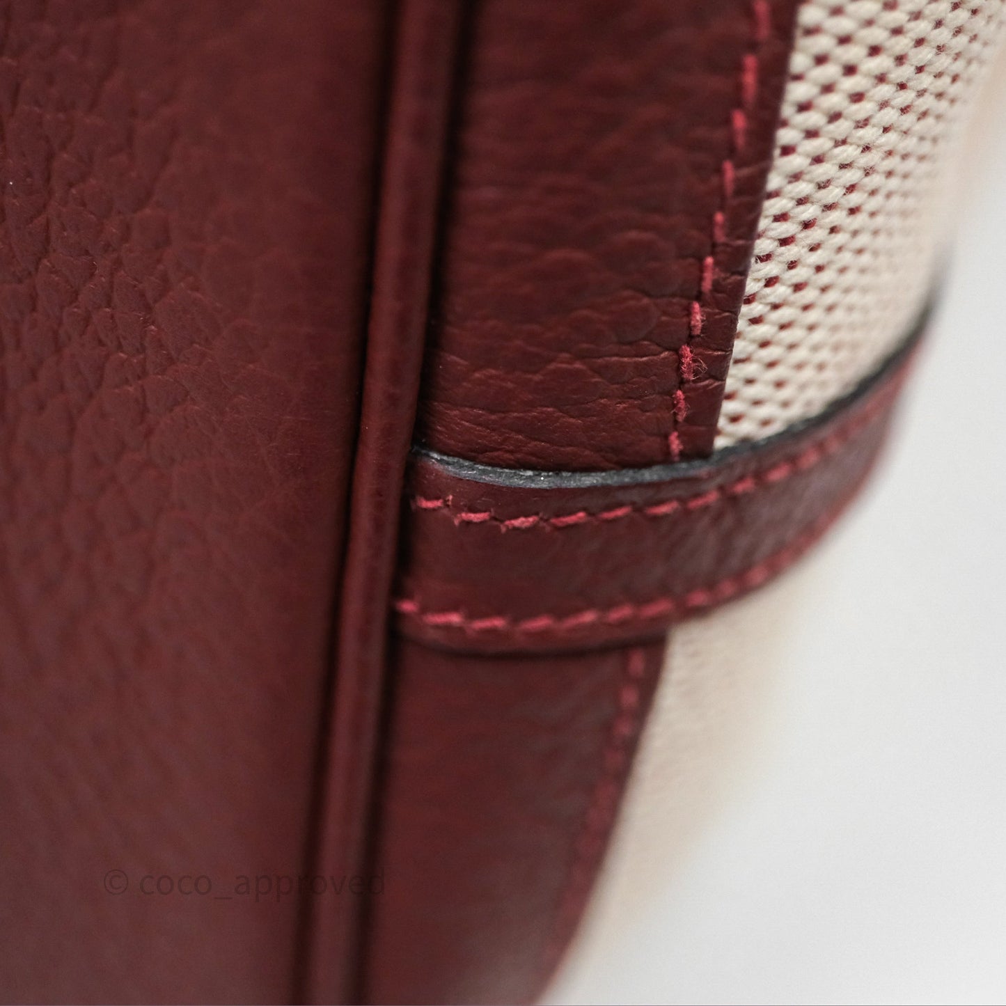 Hermes Garden Party 36 Ecru/ Rouge H 55 Palladium Hardware