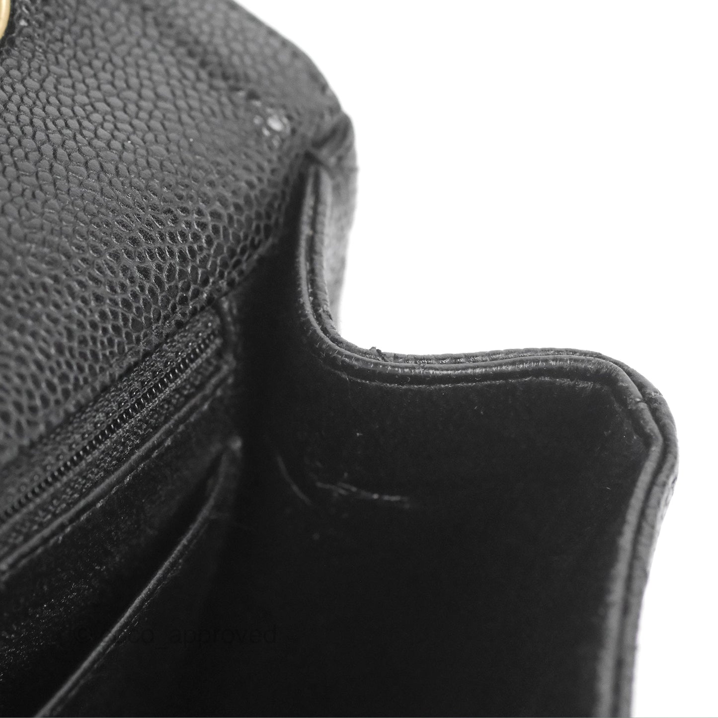 Chanel Jumbo Single Flap Black Caviar 24K Gold Hardware