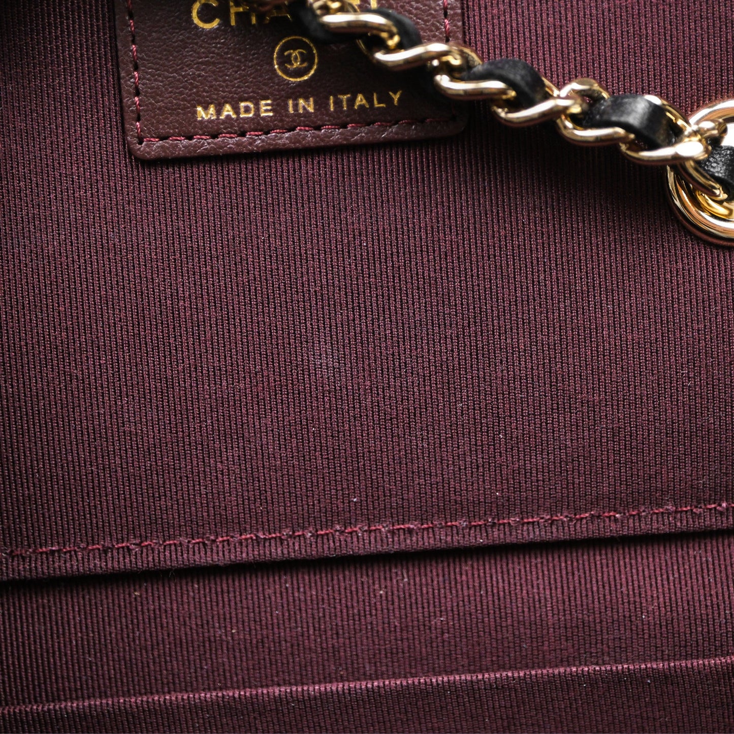 Chanel Classic Vanity with Chain Black Lambskin Gold Hardware