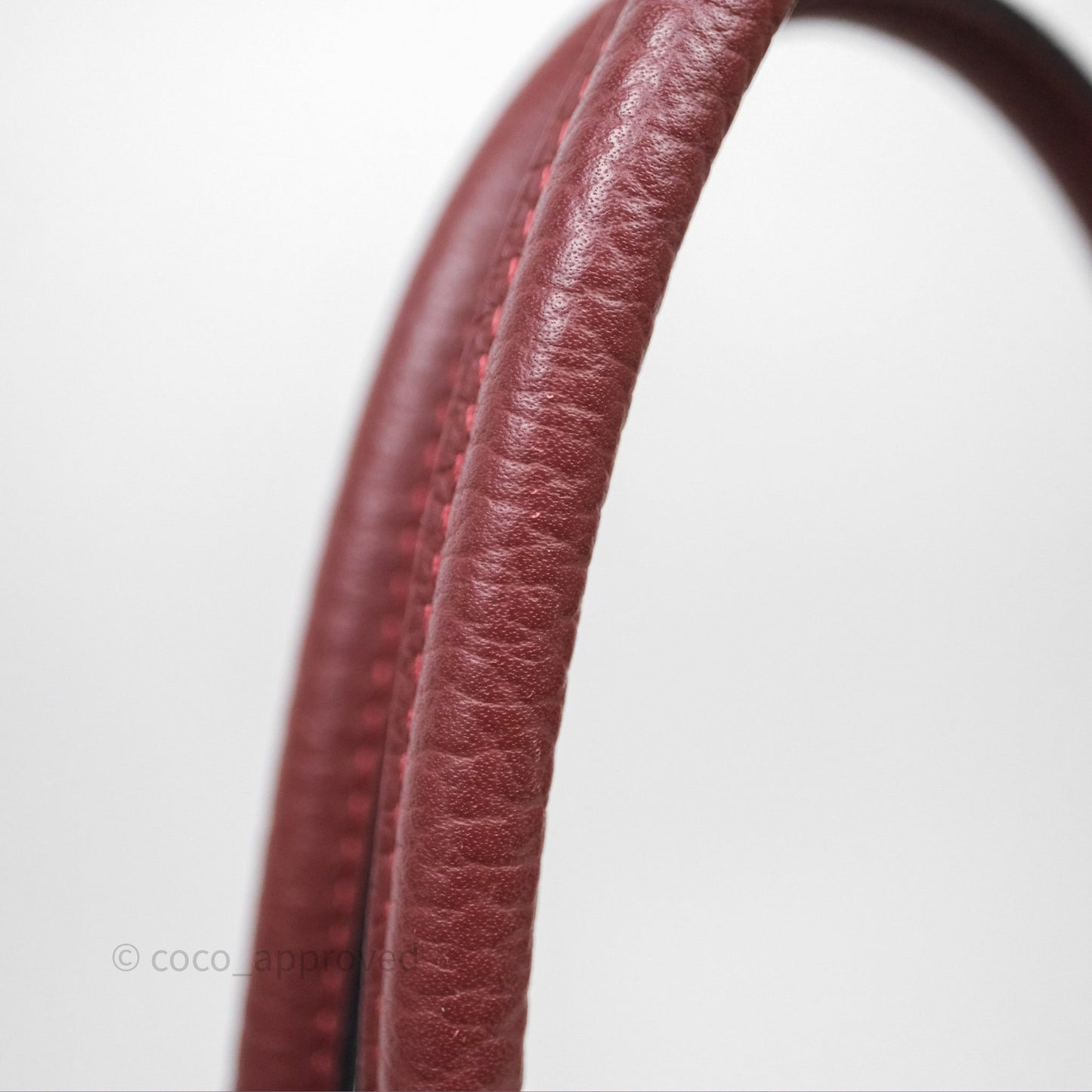 Hermes Garden Party 36 Ecru/ Rouge H 55 Palladium Hardware