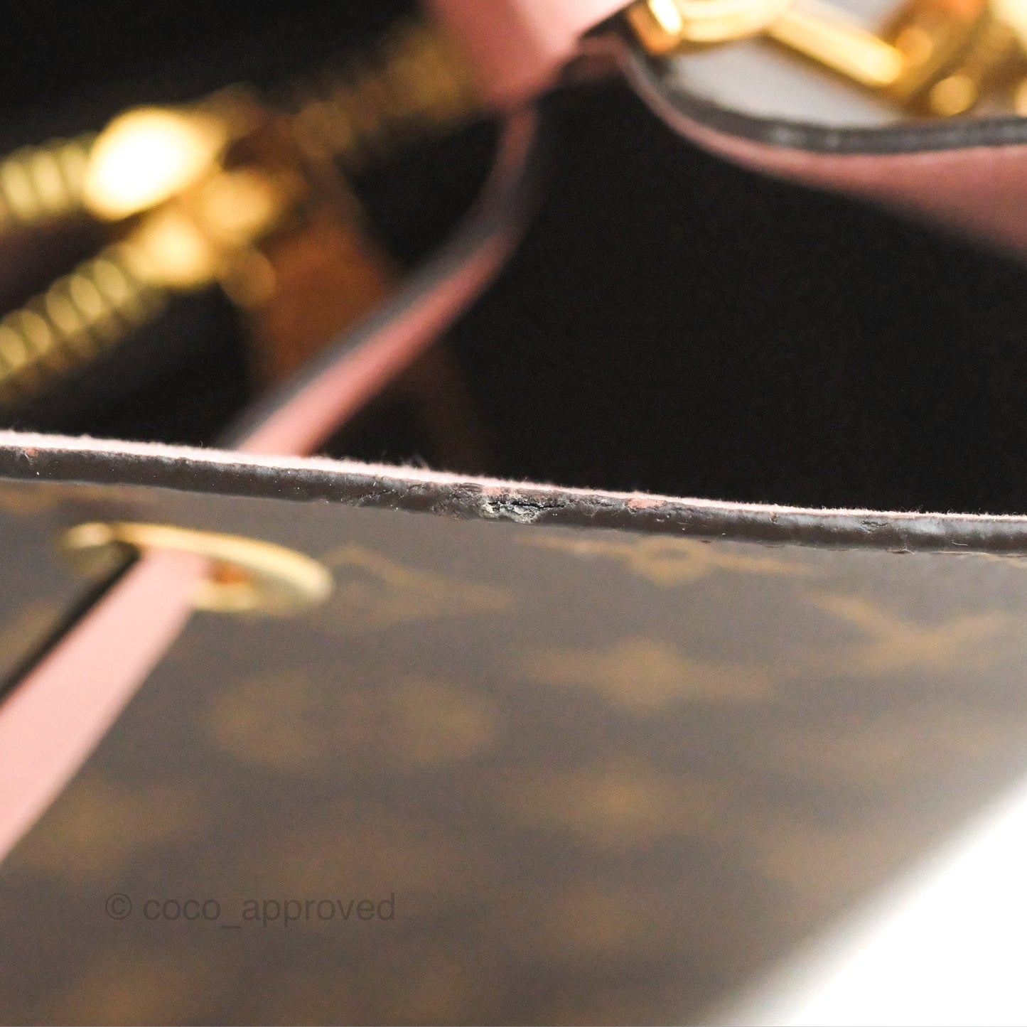 Louis Vuitton Neonoe Bucket Bag MM Monogram Canvas Rose Poudre