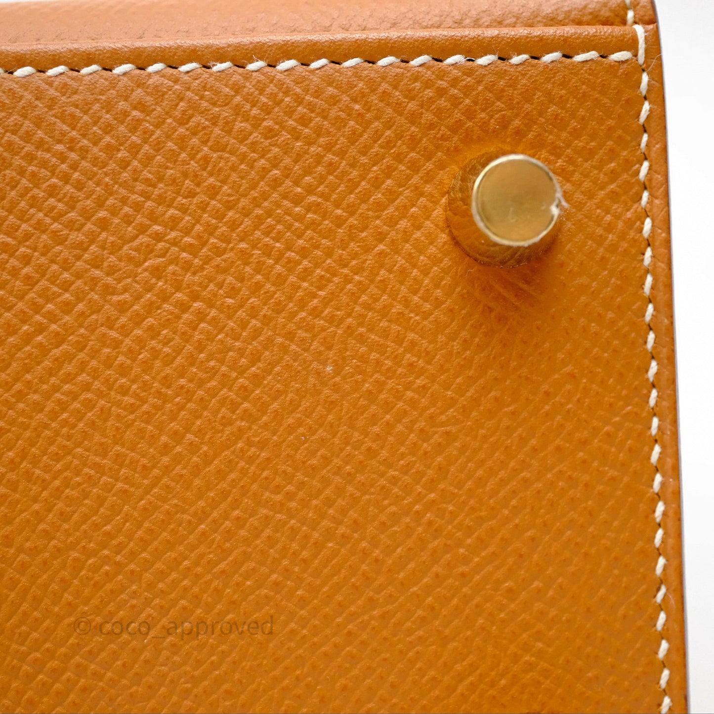 Hermès Kelly 25 Sellier Gold 37 Epsom Gold Hardware