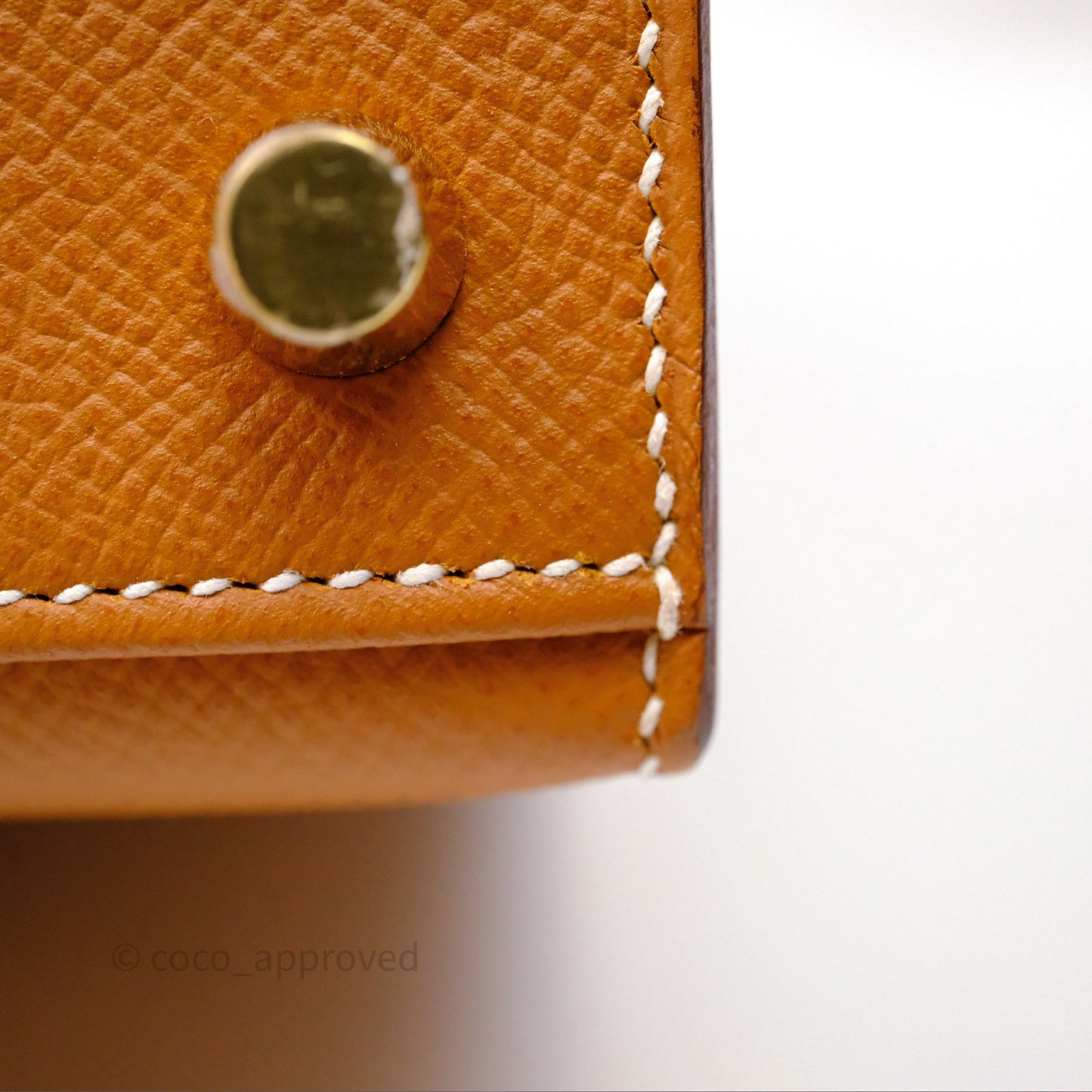 Hermès Kelly 25 Sellier Gold 37 Epsom Gold Hardware