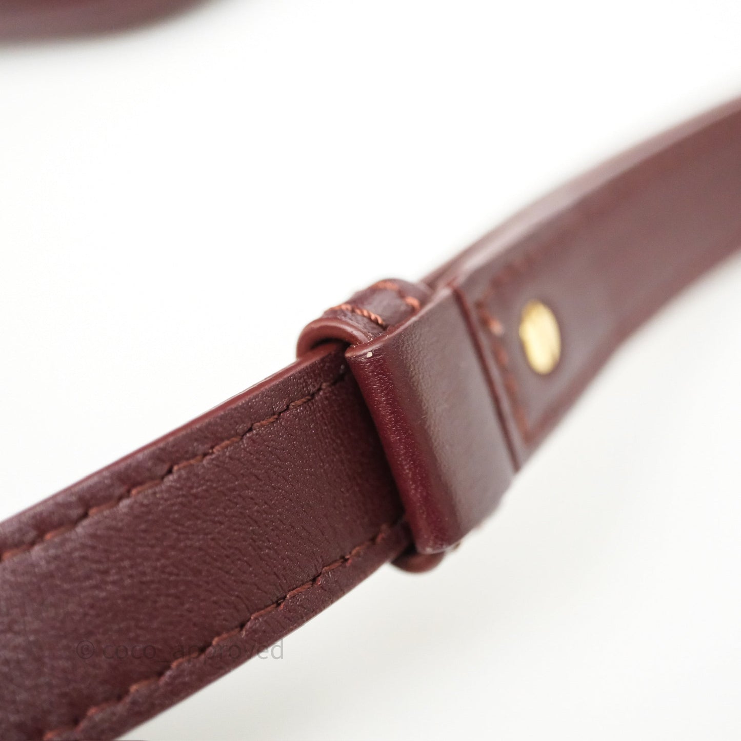 Loewe Mini Pebble Bucket in Smooth Calfskin Dark Burgundy