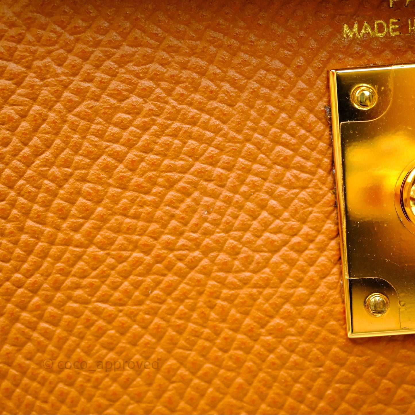 Hermès Kelly 25 Sellier Gold 37 Epsom Gold Hardware