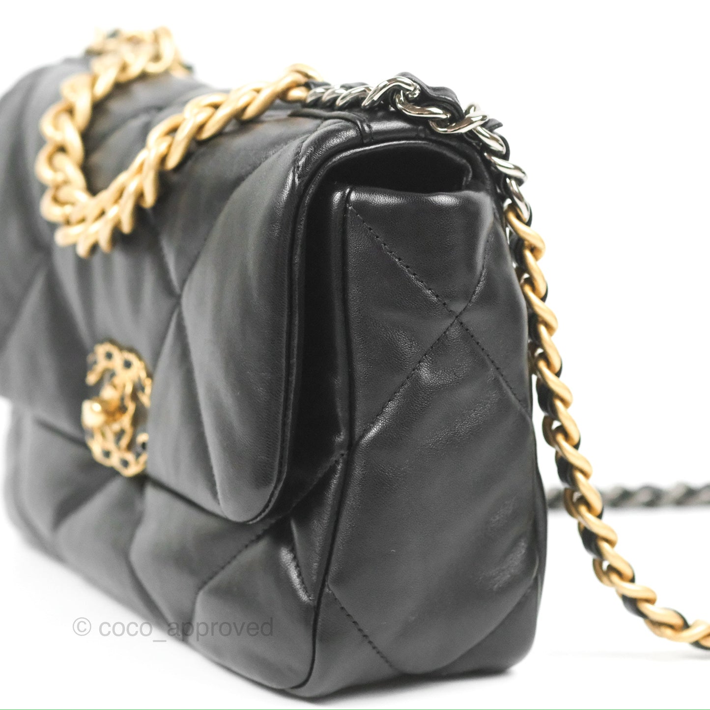 Chanel 19 Small Black Mixed Hardware