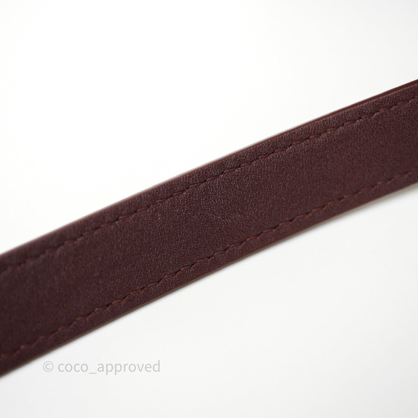 Loewe Mini Pebble Bucket in Smooth Calfskin Dark Burgundy