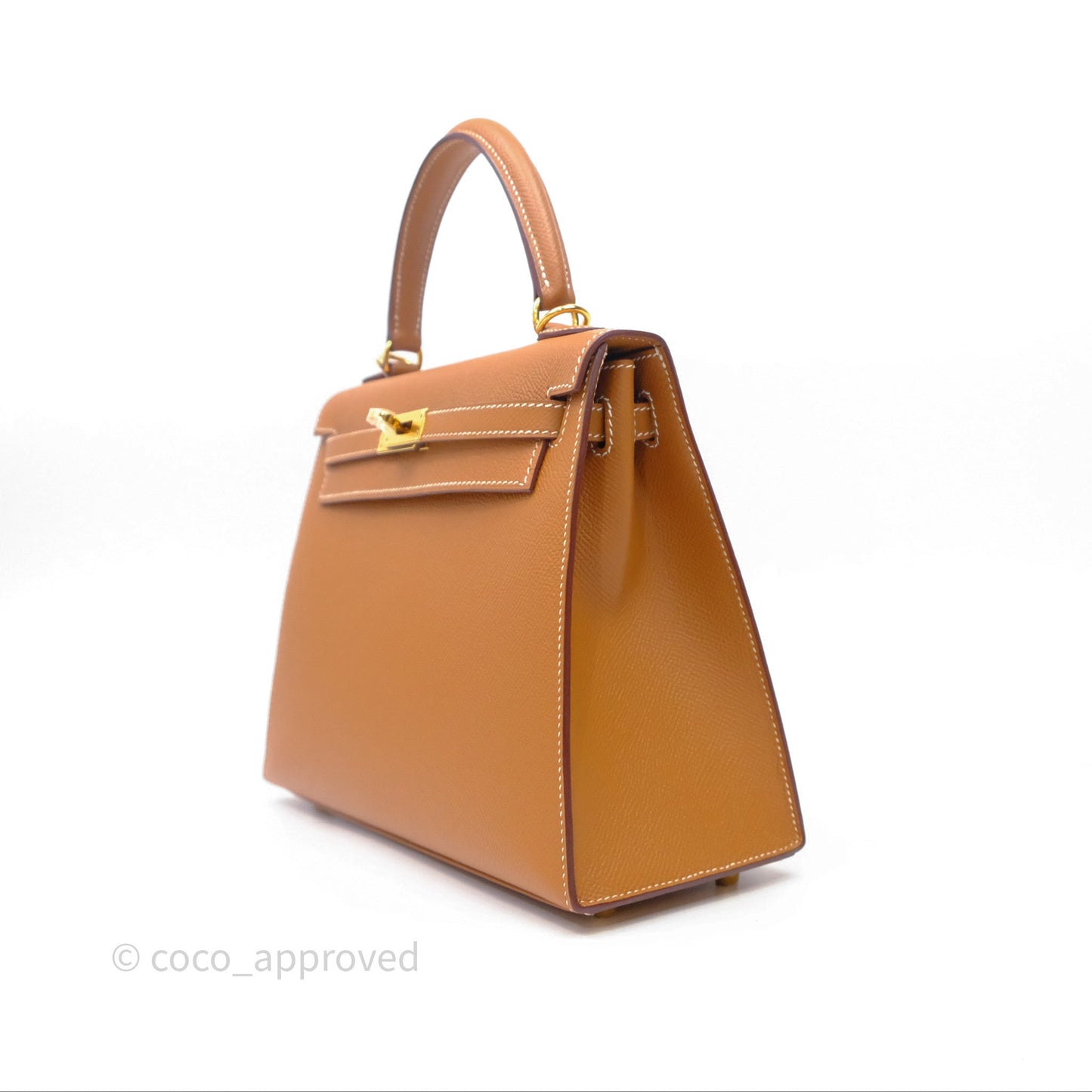 Hermès Kelly 25 Sellier Gold 37 Epsom Gold Hardware