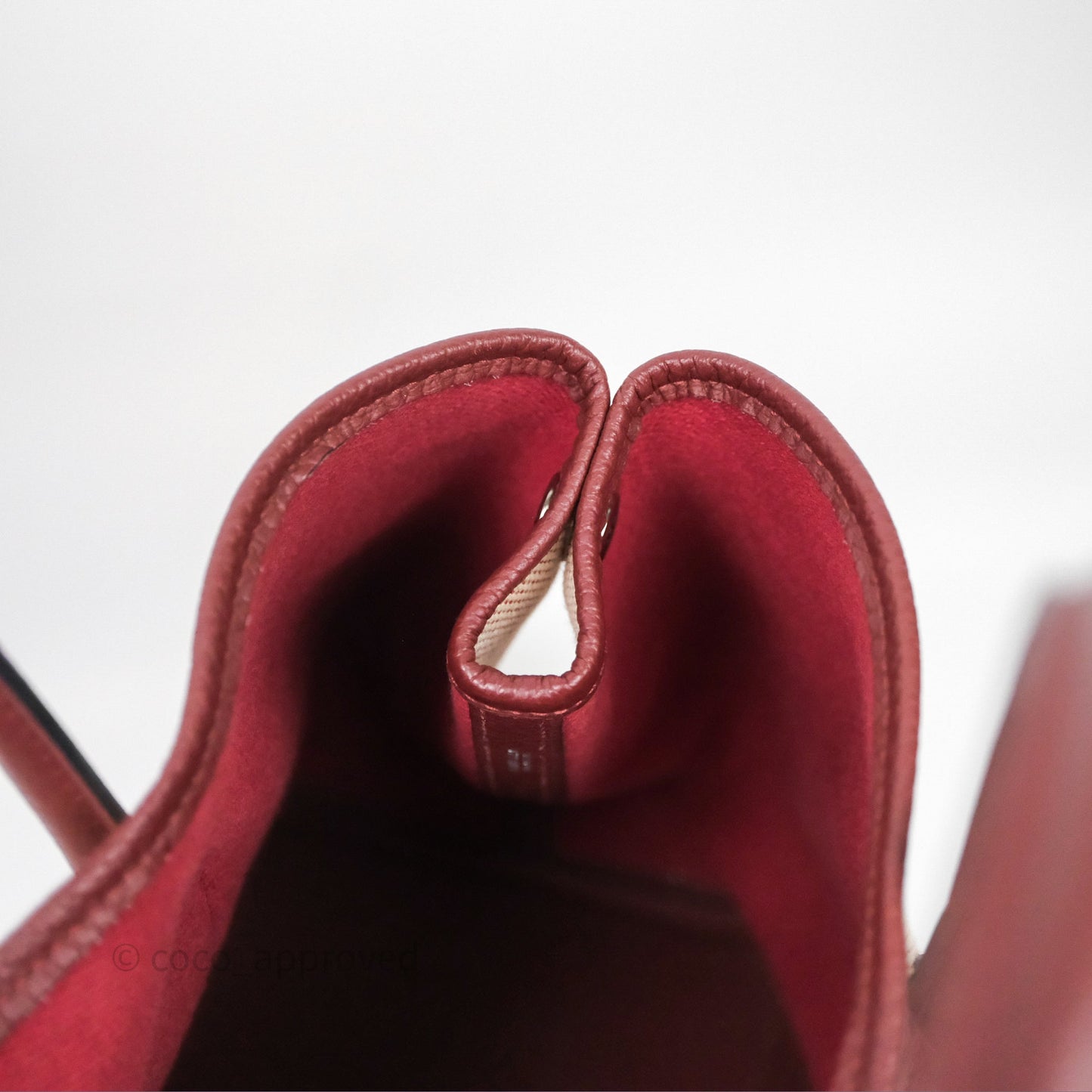 Hermes Garden Party 36 Ecru/ Rouge H 55 Palladium Hardware