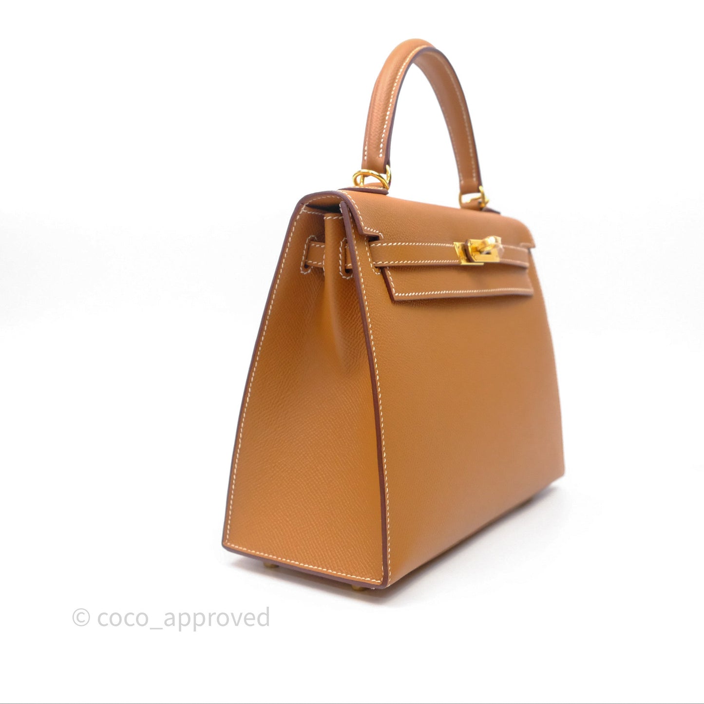 Hermès Kelly 25 Sellier Gold 37 Epsom Gold Hardware