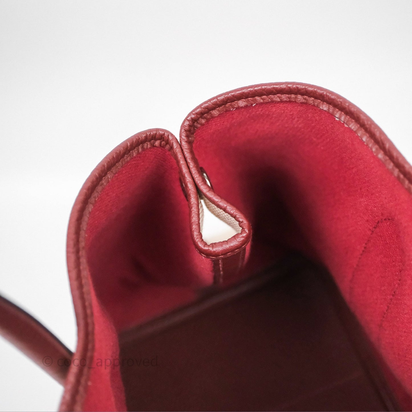 Hermes Garden Party 36 Ecru/ Rouge H 55 Palladium Hardware