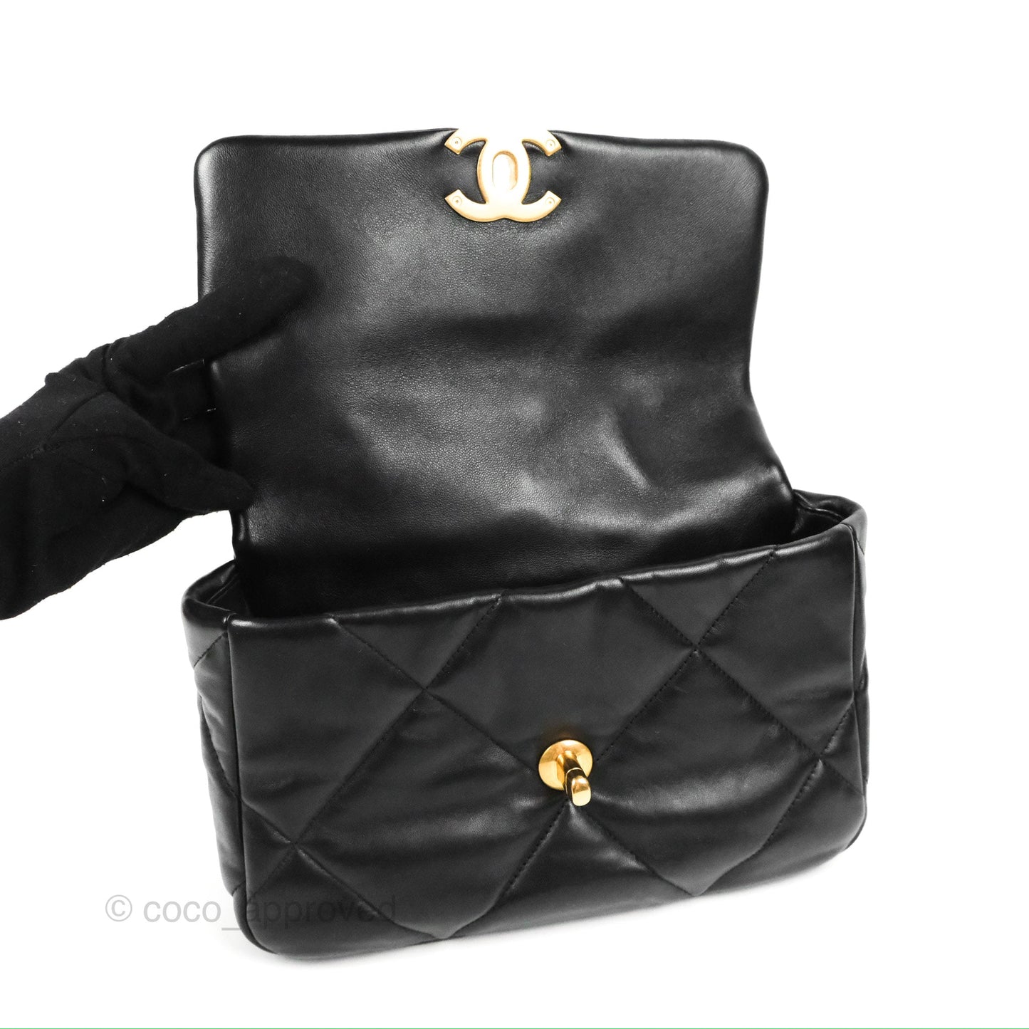 Chanel 19 Small Black Mixed Hardware