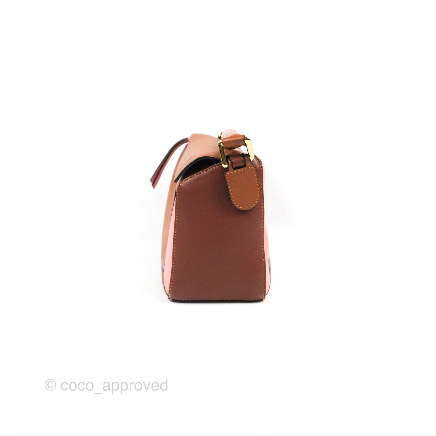 Loewe Small Puzzle Bag Blush Tan Calfskin