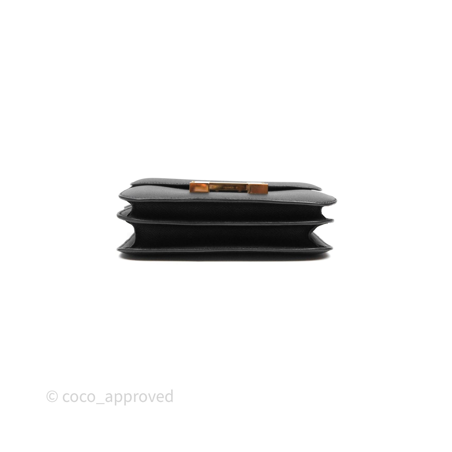 Hermès Constance Mini 18cm Black Epsom Gold Hardware