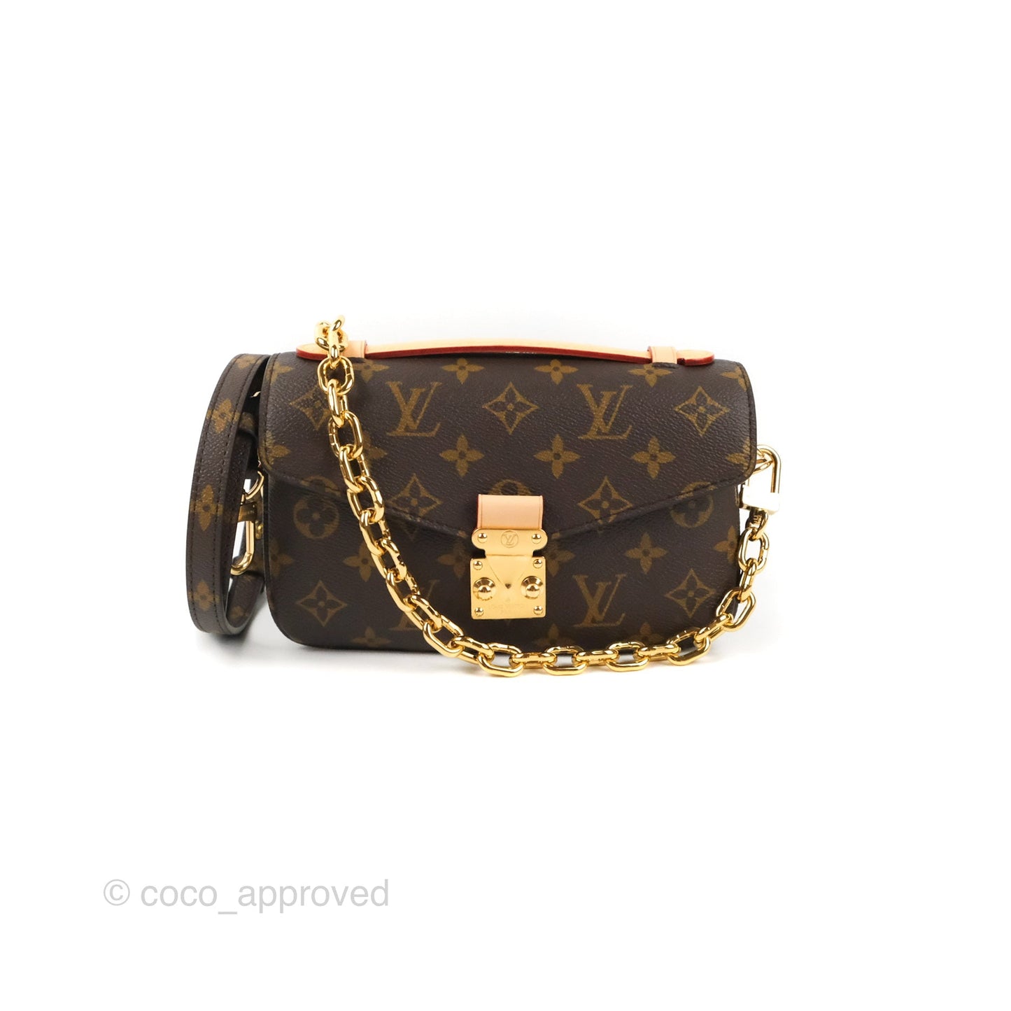 Louis Vuitton Pochette Métis East West Monogram Canvas