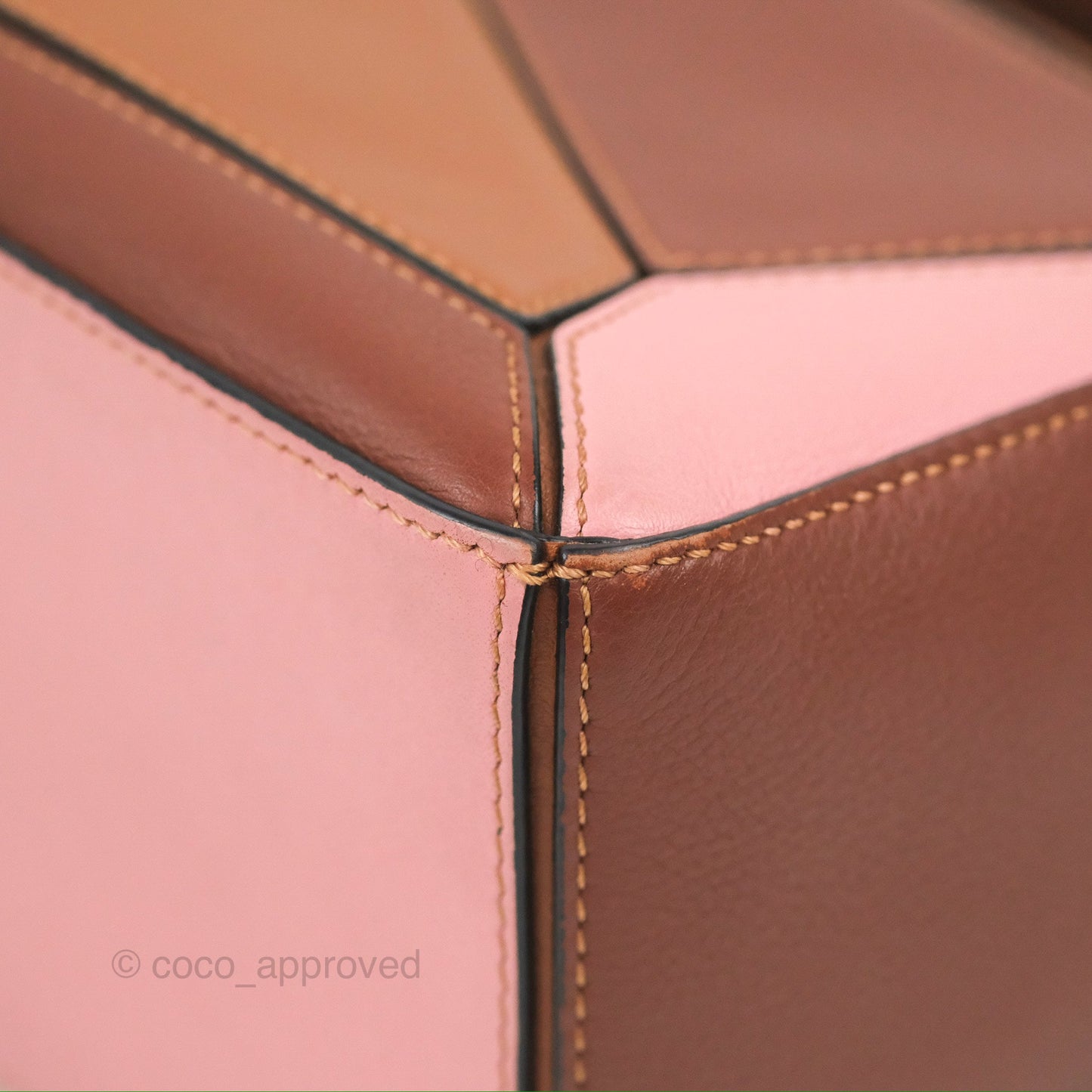Loewe Small Puzzle Bag Blush Tan Calfskin