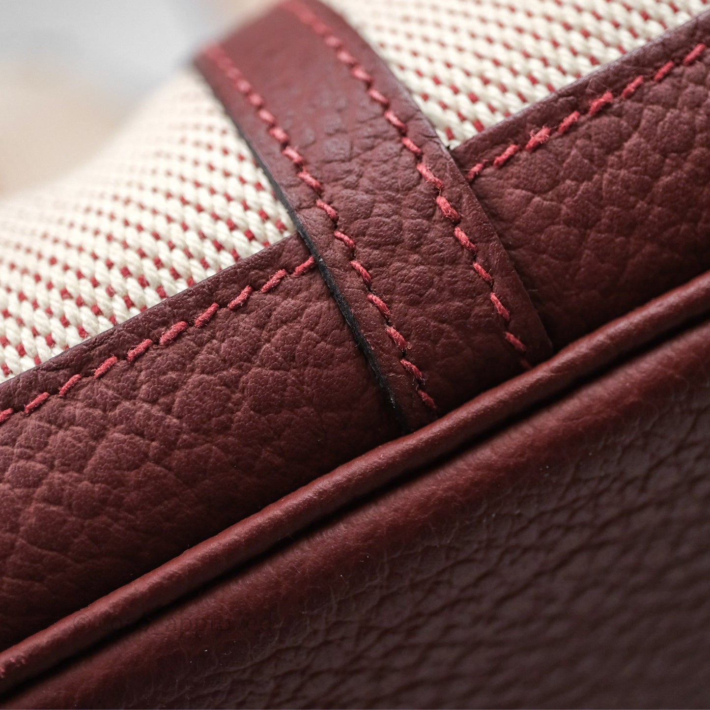 Hermes Garden Party 36 Ecru/ Rouge H 55 Palladium Hardware