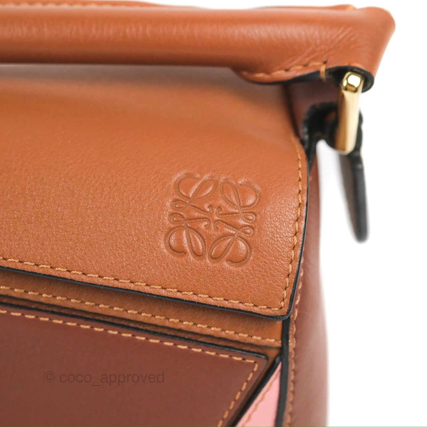 Loewe Small Puzzle Bag Blush Tan Calfskin