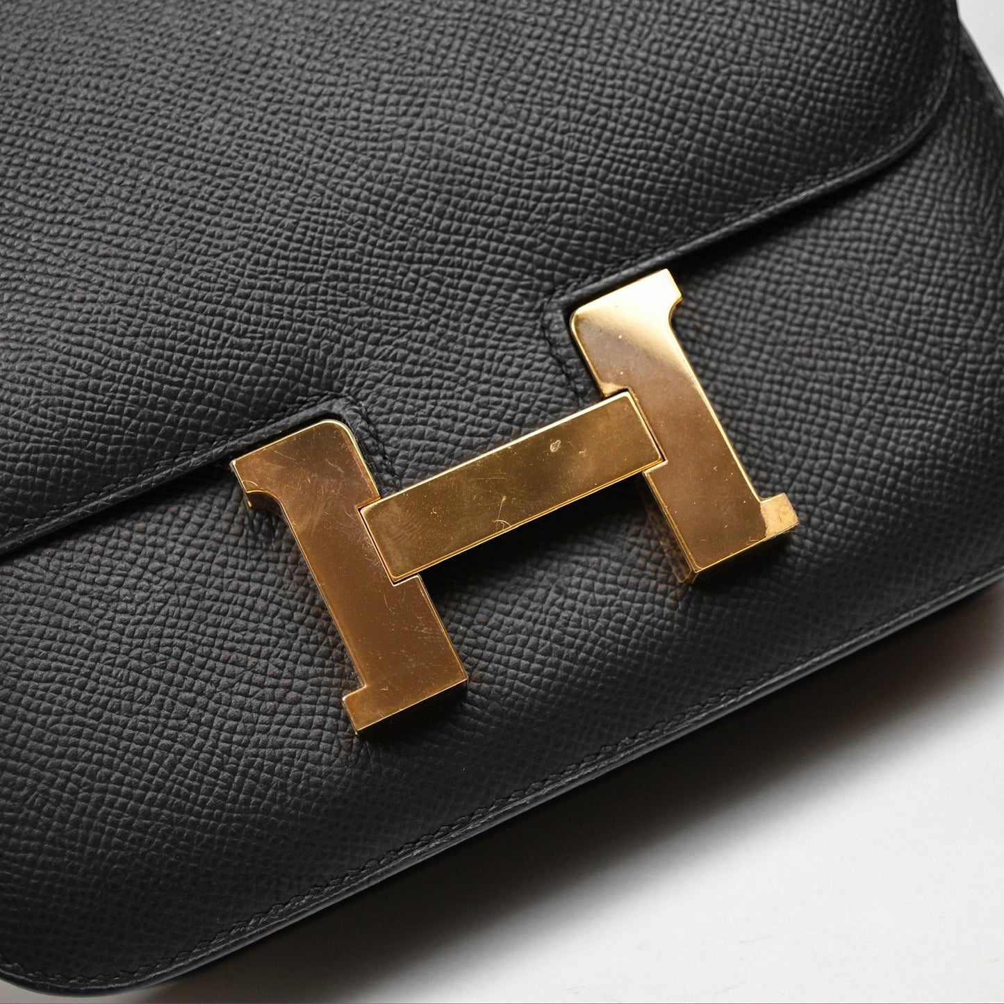 Hermès Constance Mini 18cm Black Epsom Gold Hardware