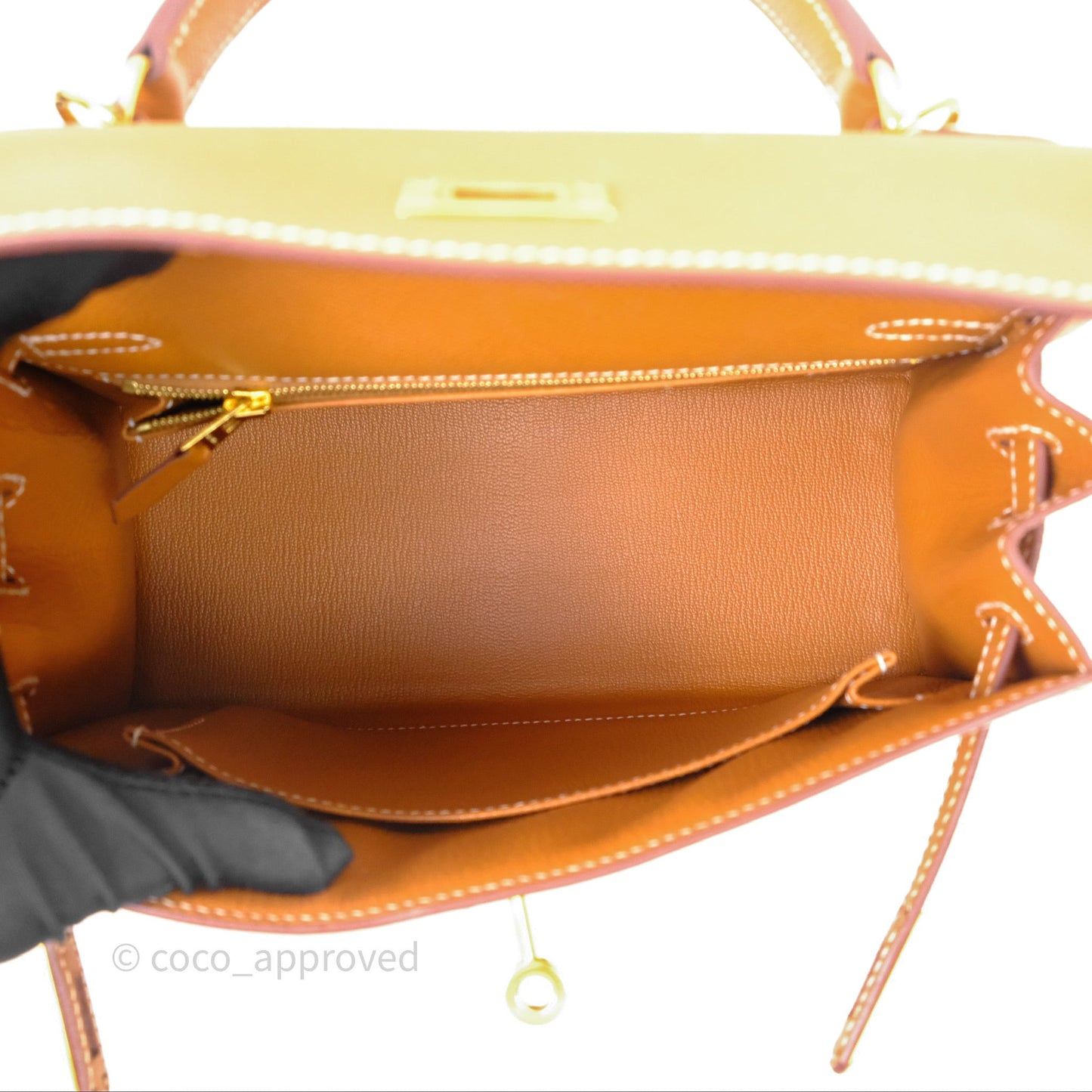 Hermès Kelly 25 Sellier Gold 37 Epsom Gold Hardware