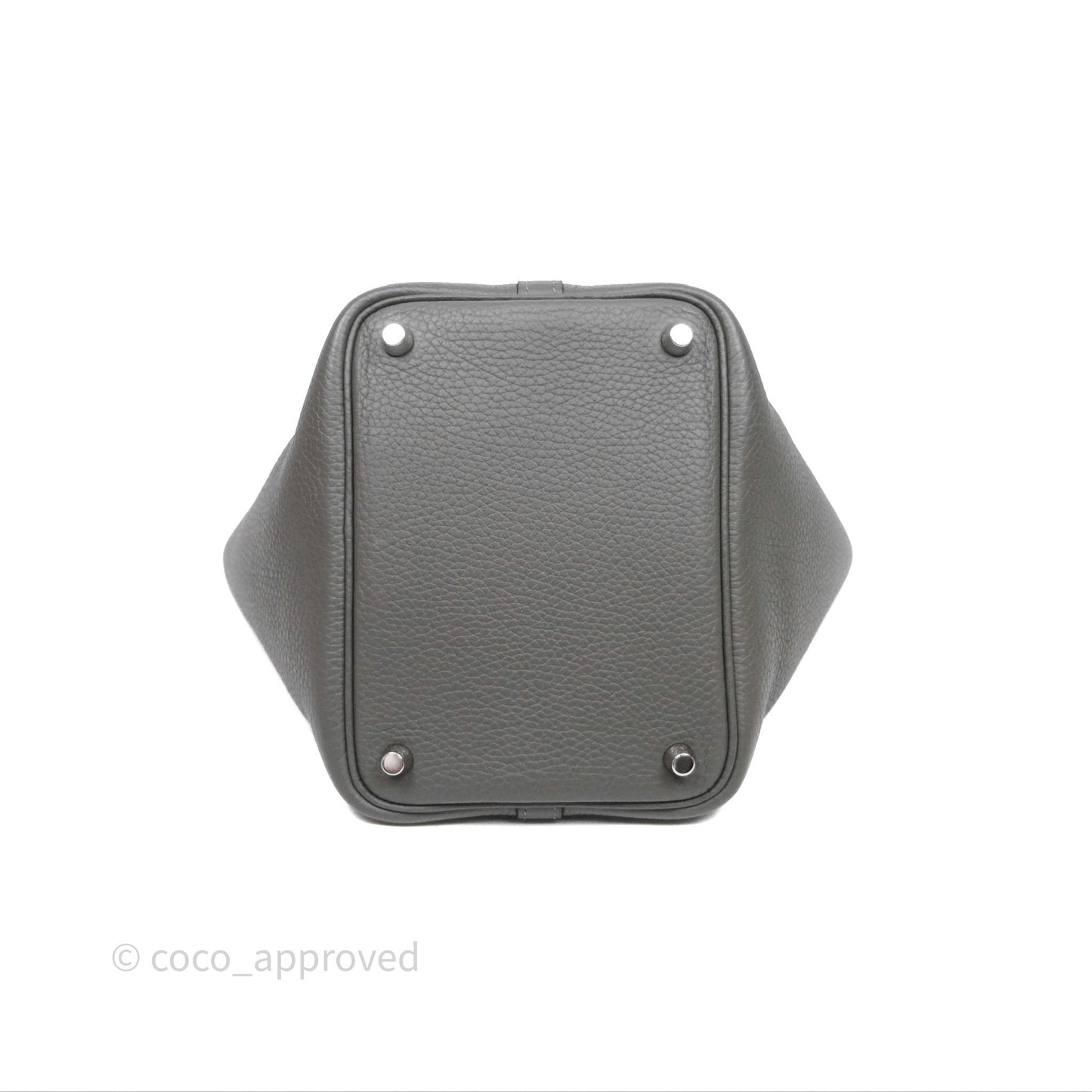 Hermès Picotin 18 Gris Meyer 0L Clemence Palladium Hardware