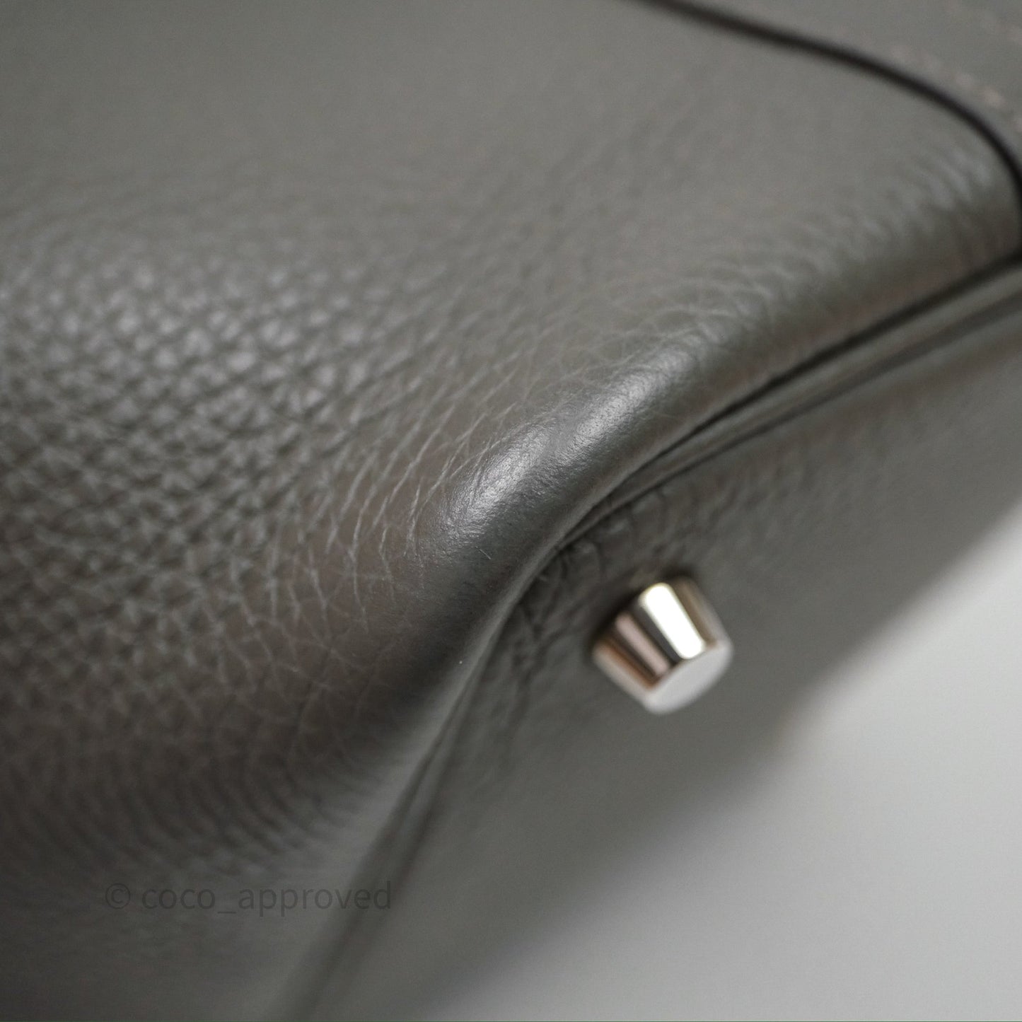 Hermès Picotin 18 Gris Meyer 0L Clemence Palladium Hardware