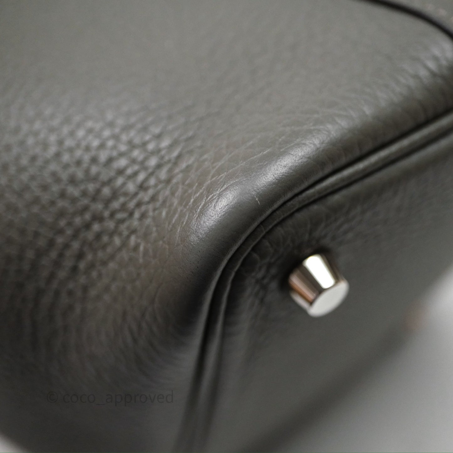 Hermès Picotin 18 Gris Meyer 0L Clemence Palladium Hardware