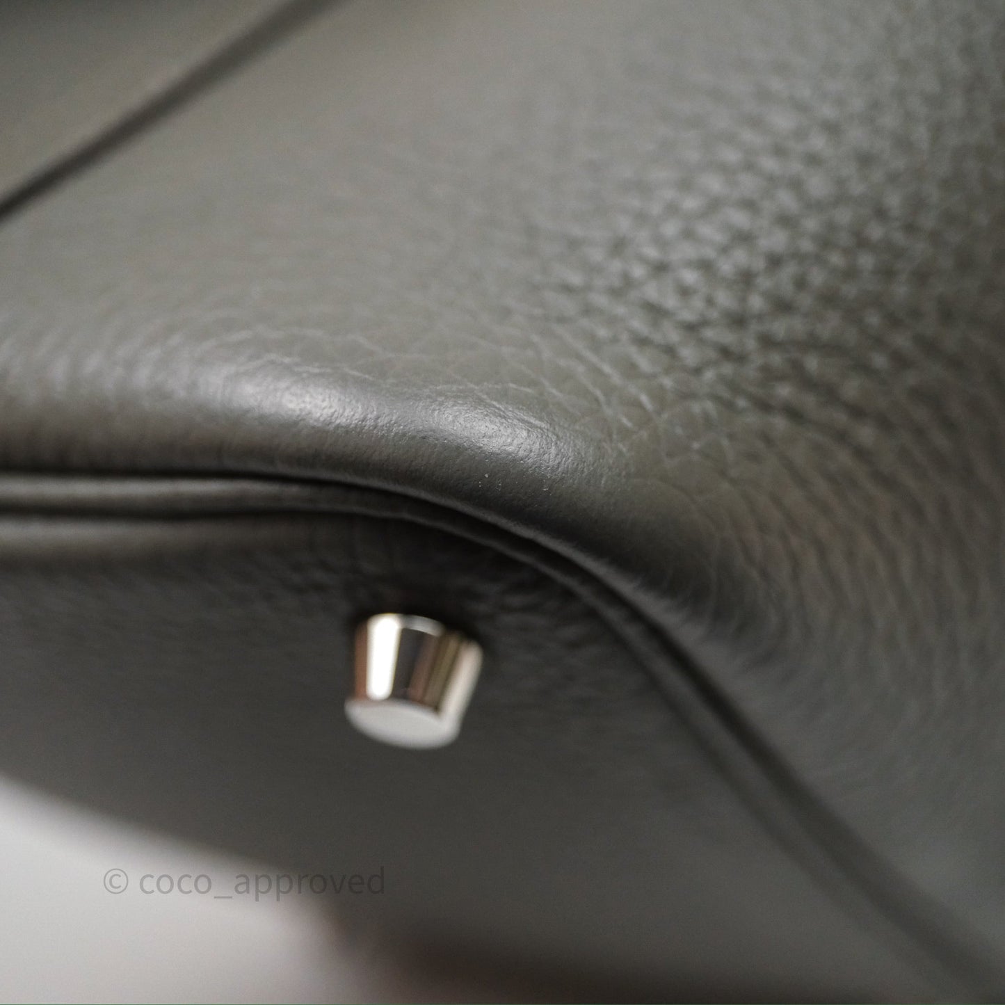 Hermès Picotin 18 Gris Meyer 0L Clemence Palladium Hardware