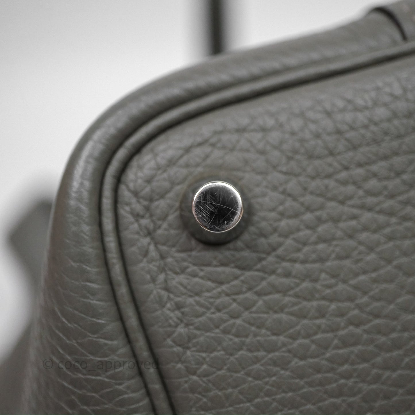 Hermès Picotin 18 Gris Meyer 0L Clemence Palladium Hardware