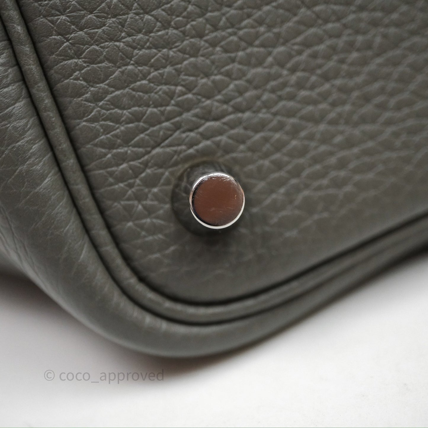 Hermès Picotin 18 Gris Meyer 0L Clemence Palladium Hardware