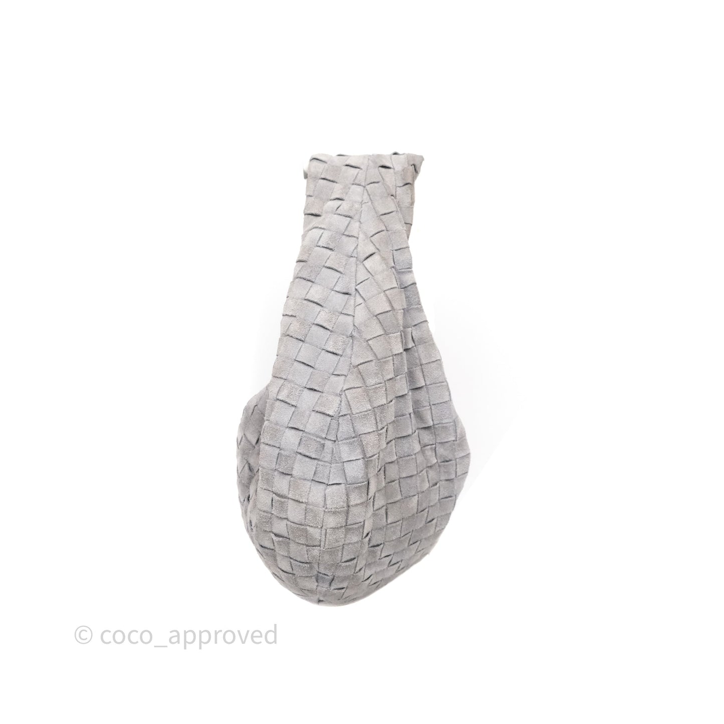 Bottega Veneta Teen Jodie Grey Intrecciato Suede