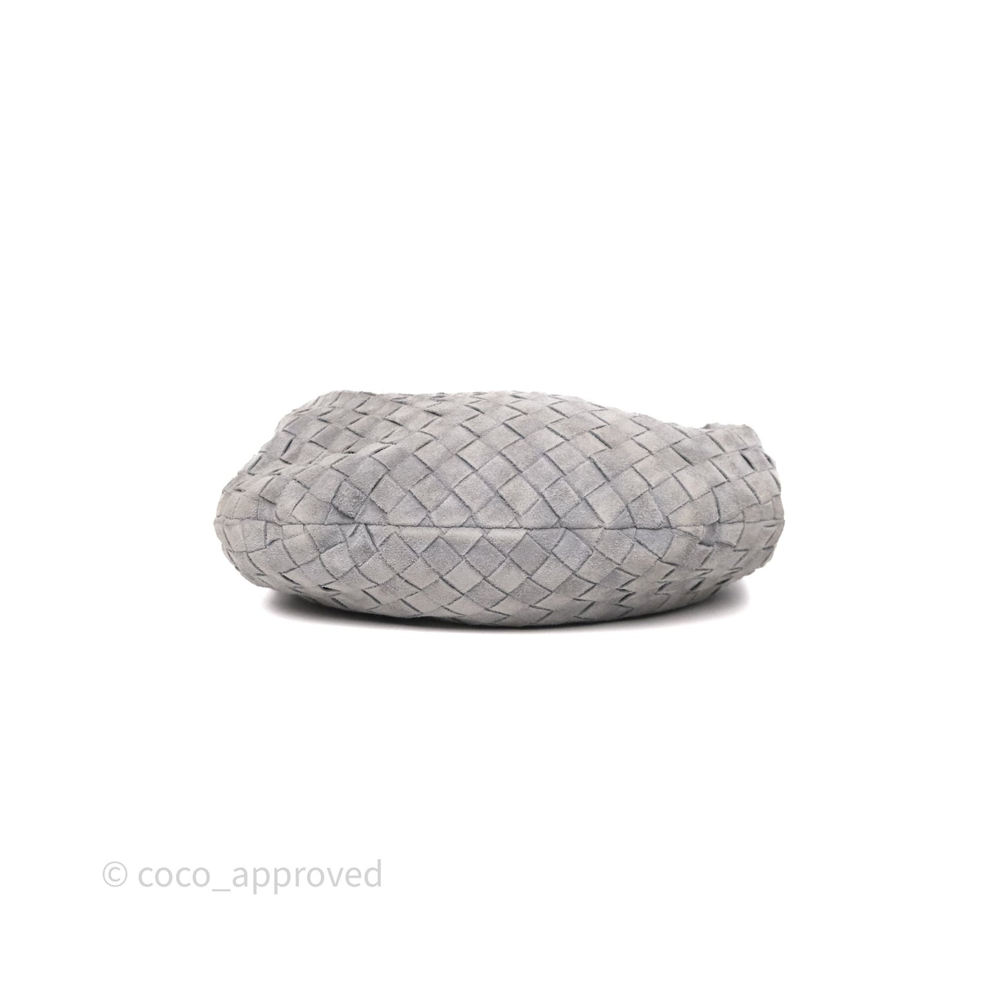 Bottega Veneta Teen Jodie Grey Intrecciato Suede