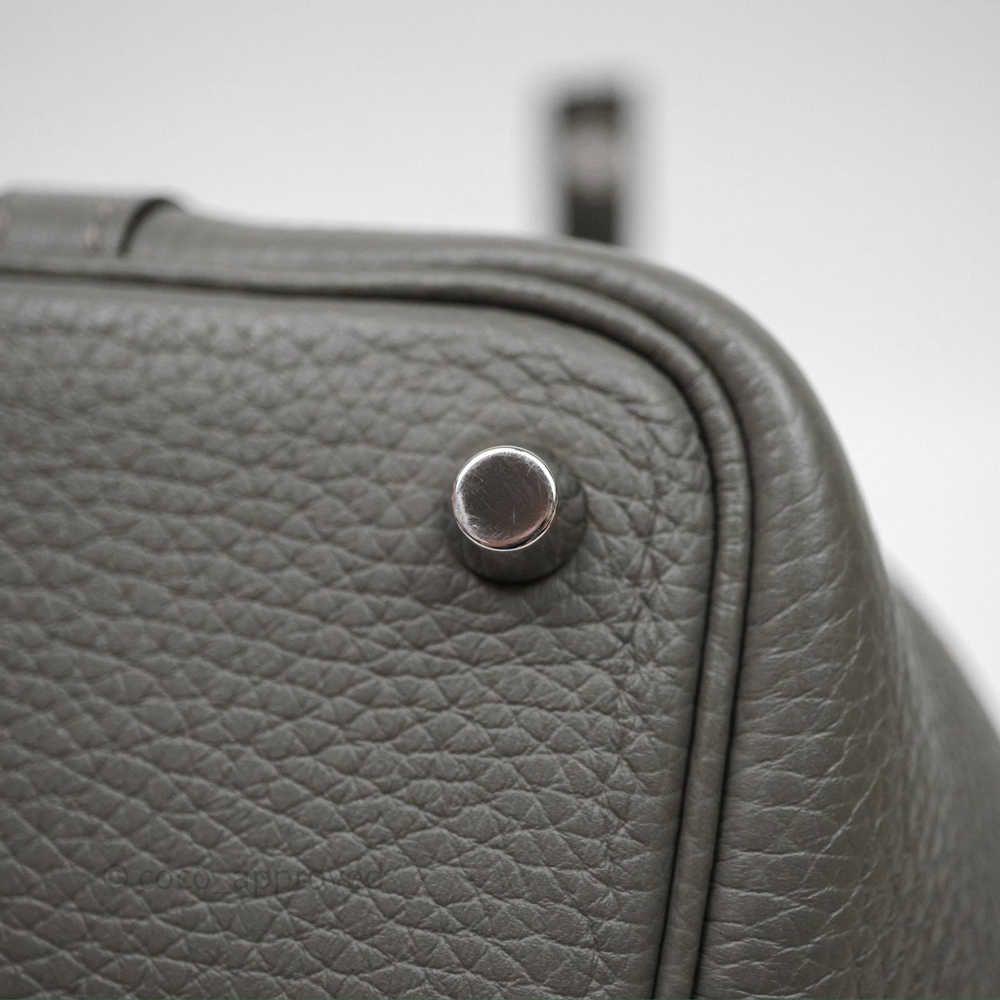 Hermès Picotin 18 Gris Meyer 0L Clemence Palladium Hardware