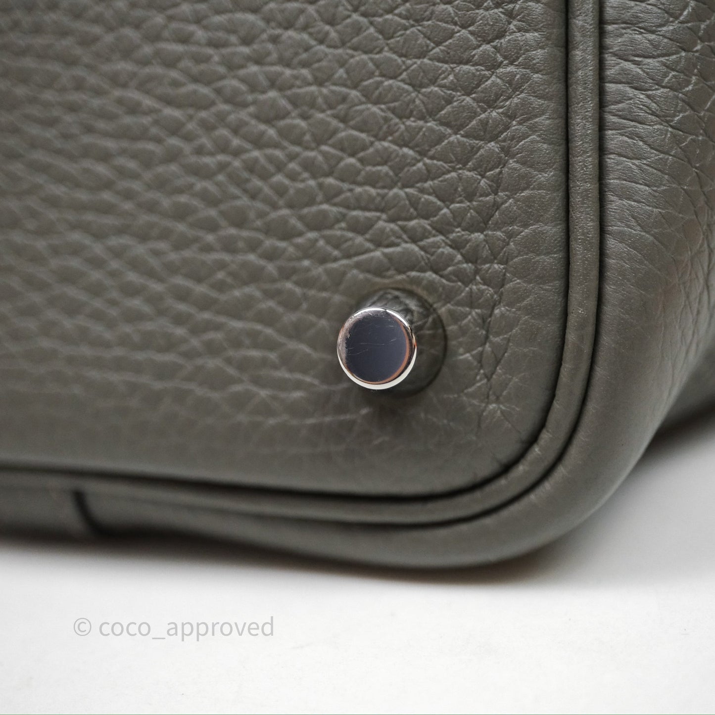 Hermès Picotin 18 Gris Meyer 0L Clemence Palladium Hardware