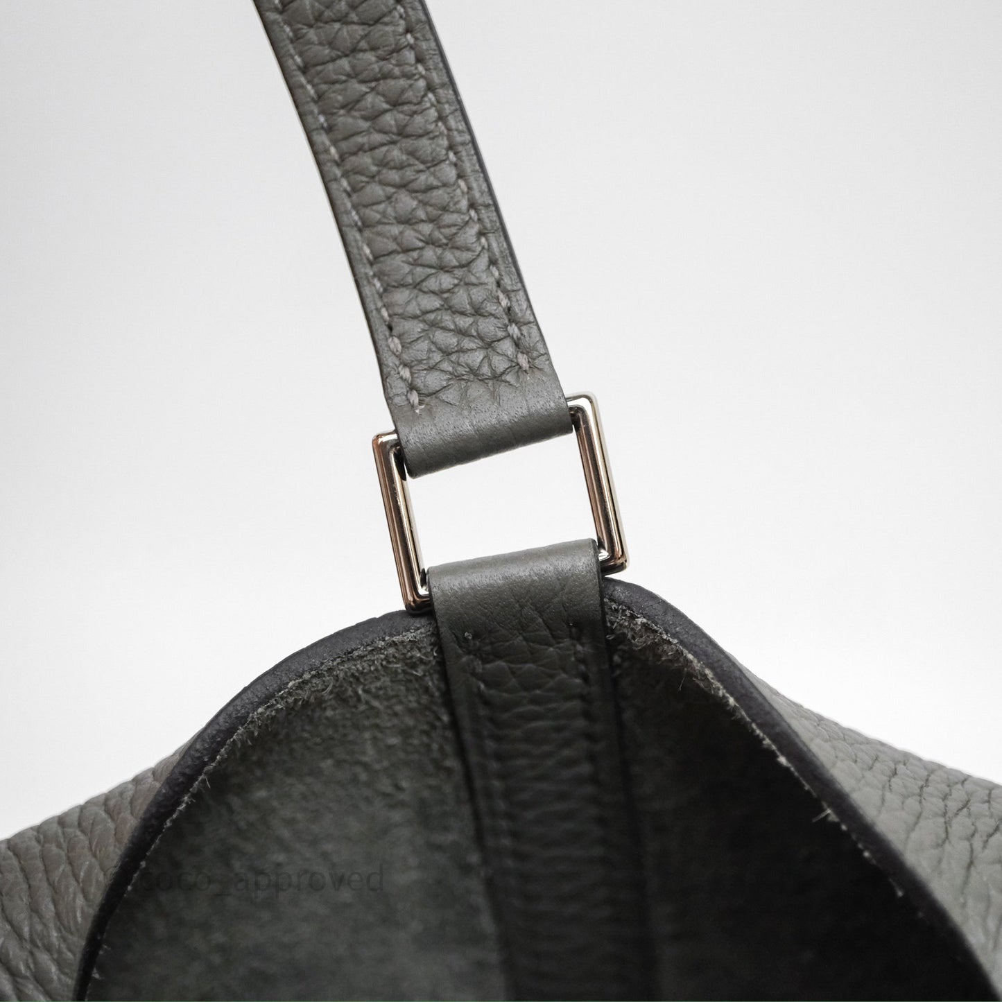 Hermès Picotin 18 Gris Meyer 0L Clemence Palladium Hardware