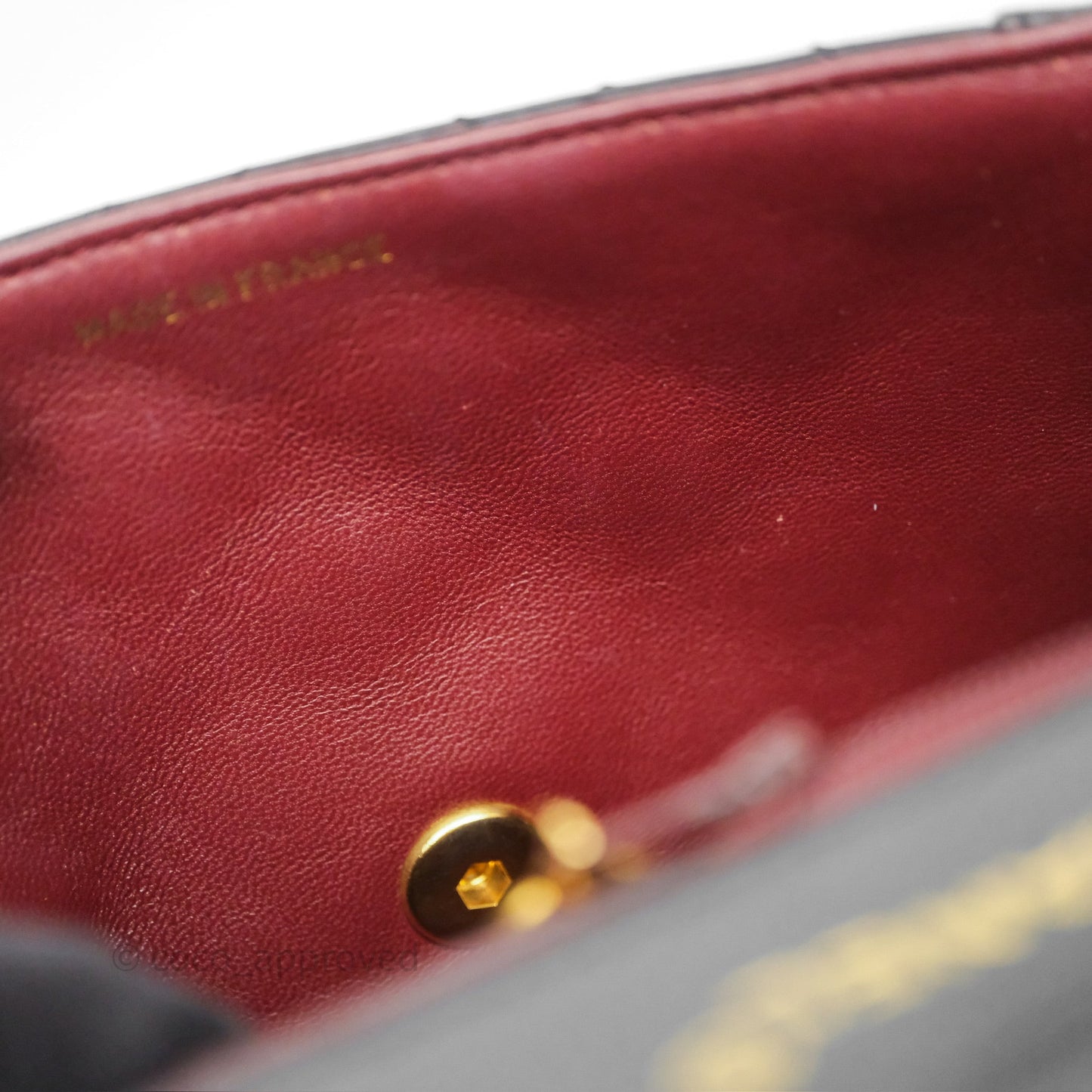 Chanel Vintage Small Diana Flap Black Lambskin 24K Gold Hardware