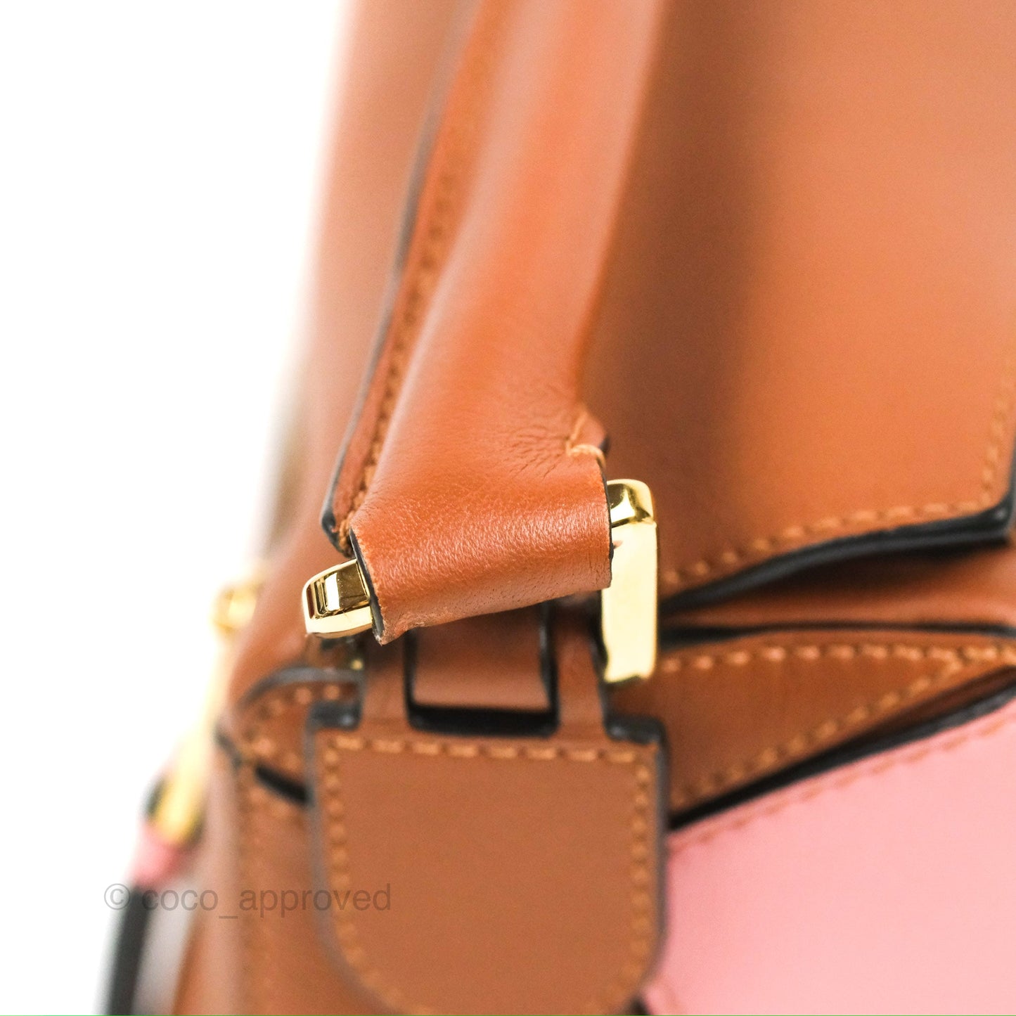 Loewe Small Puzzle Bag Blush Tan Calfskin