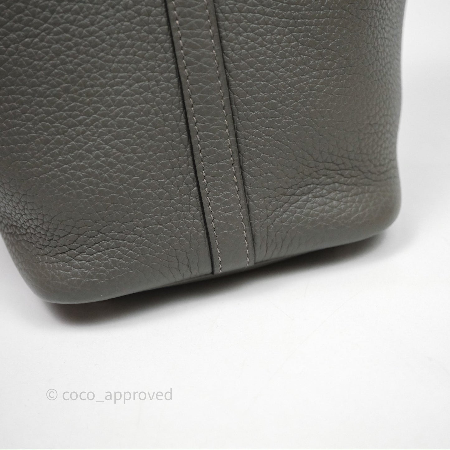 Hermès Picotin 18 Gris Meyer 0L Clemence Palladium Hardware