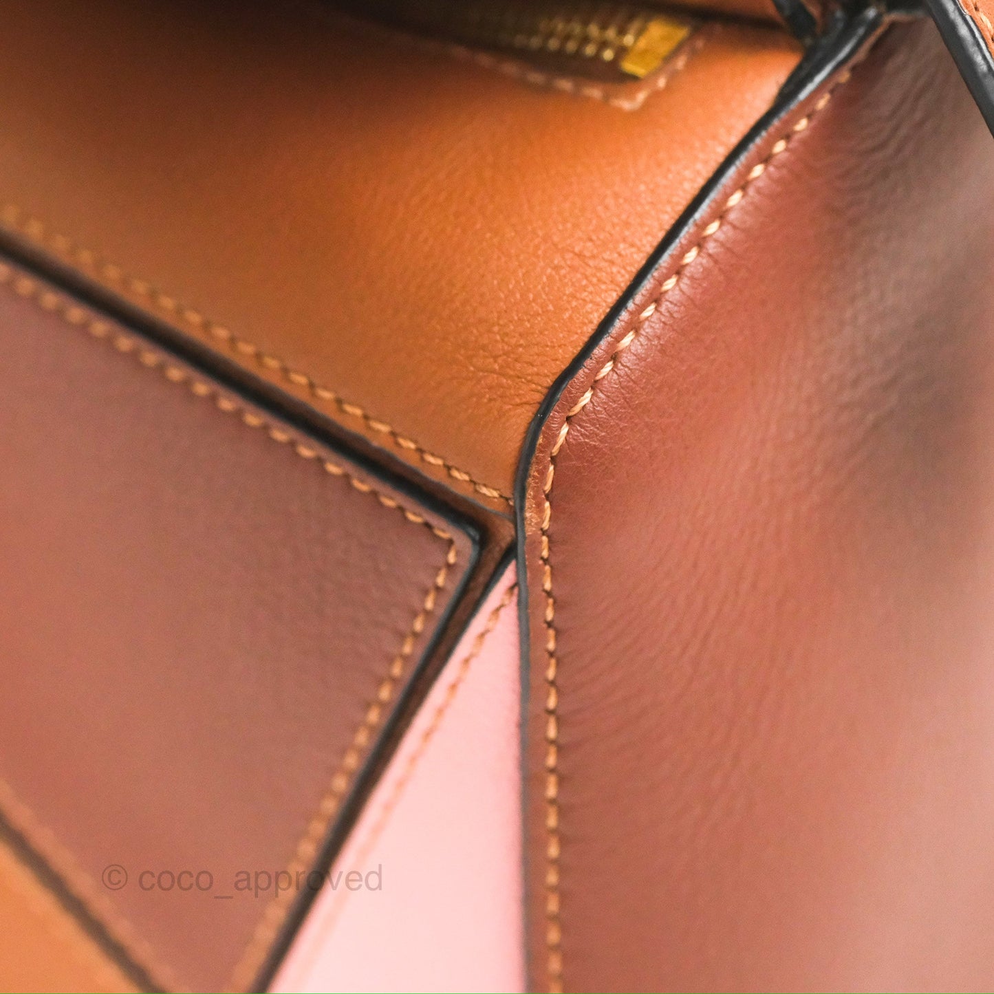 Loewe Small Puzzle Bag Blush Tan Calfskin