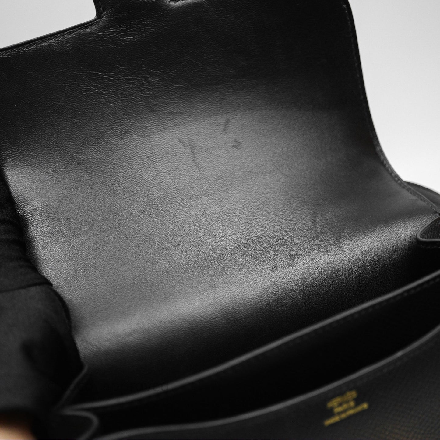 Hermès Constance Mini 18cm Black Epsom Gold Hardware