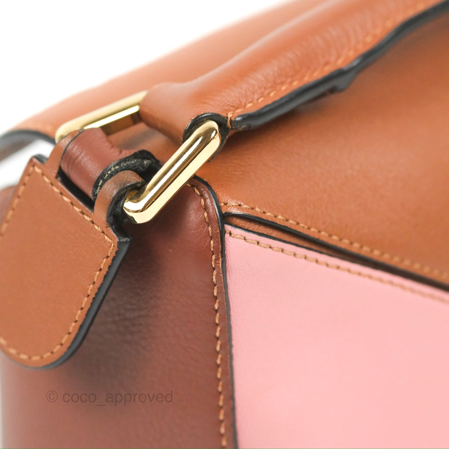 Loewe Small Puzzle Bag Blush Tan Calfskin