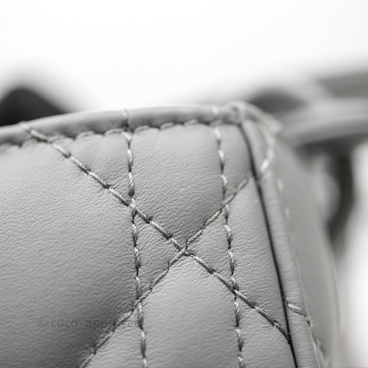 Christian Dior Small Lady Dior My ABCDior Bag Ultra Matte Gray Cannage Calfskin
