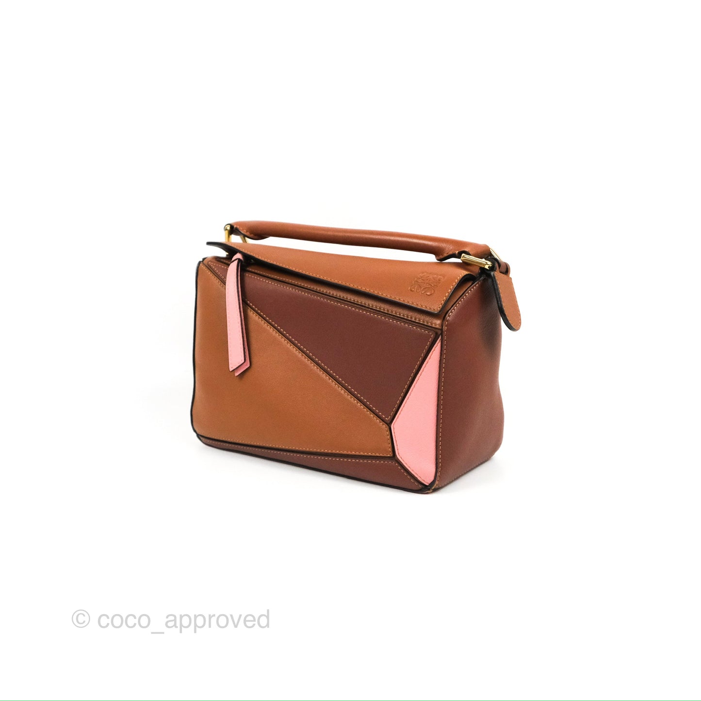 Loewe Small Puzzle Bag Blush Tan Calfskin